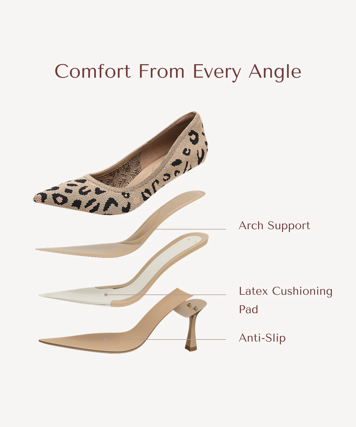 EternalPace Minimalist Stiletto Heeled Pump - Image 24