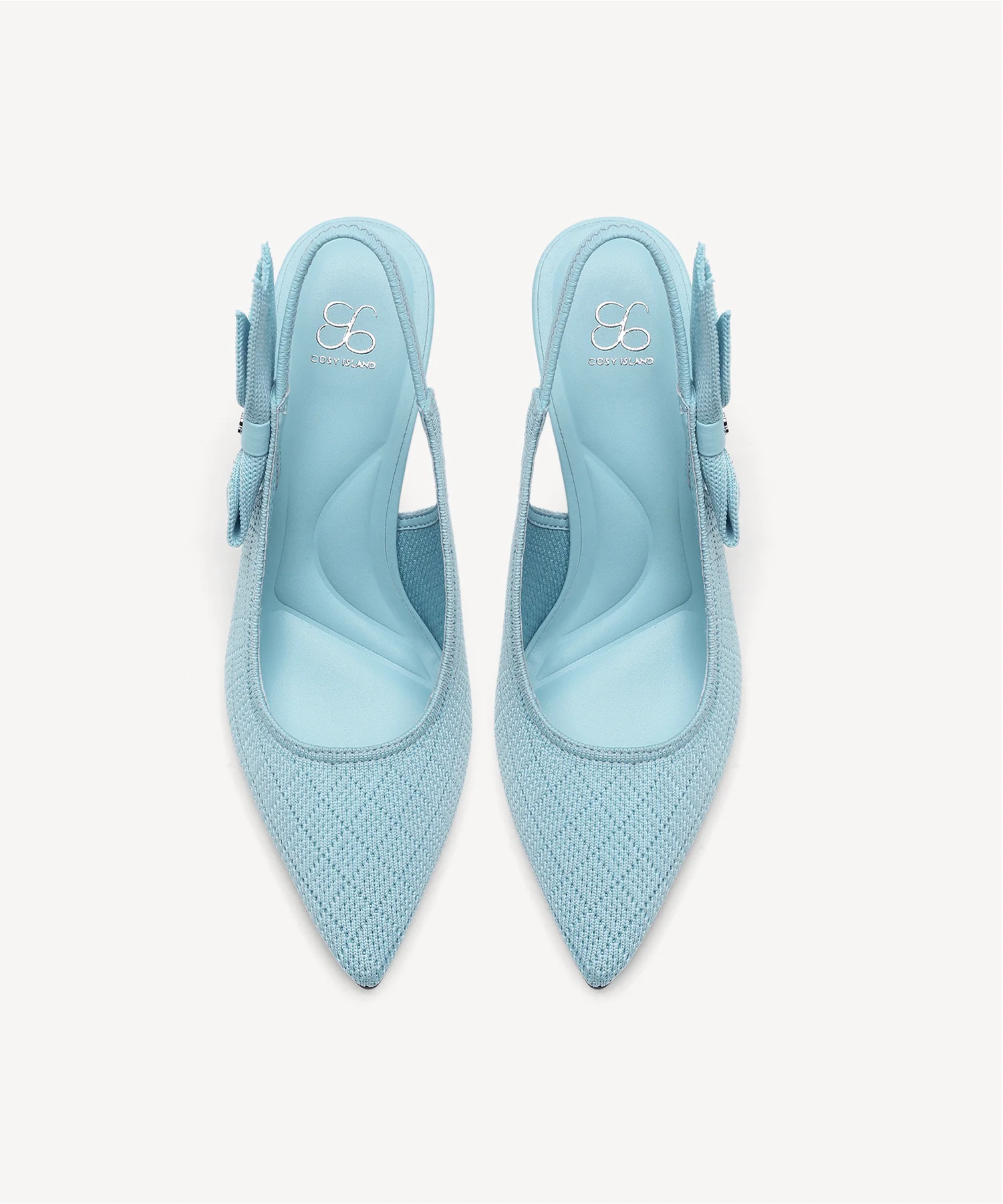 EverLush Bowknot Pointed Toe Heeled Slingback - Image 9