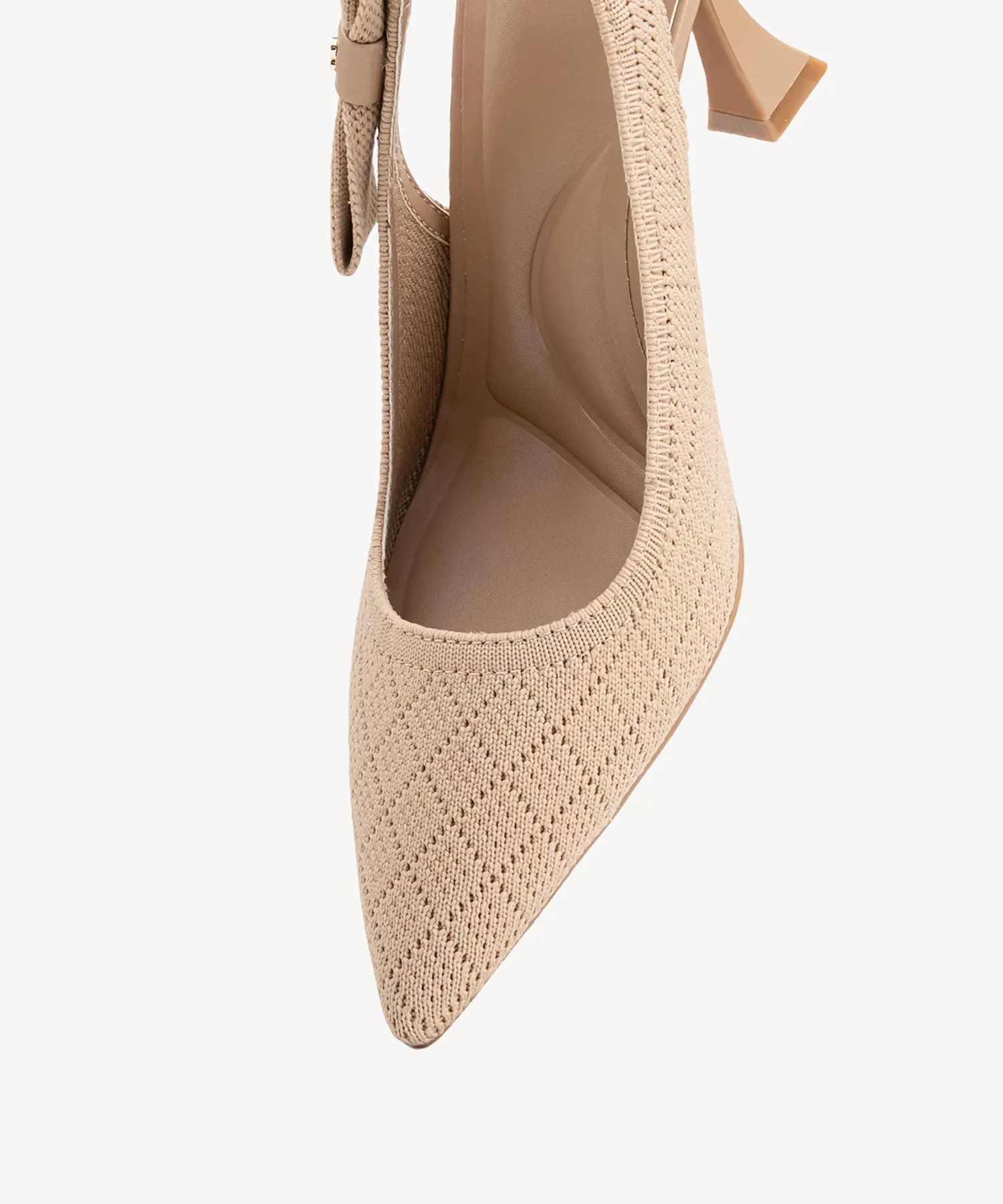 EverLush Bowknot Pointed Toe Heeled Slingback - Image 12