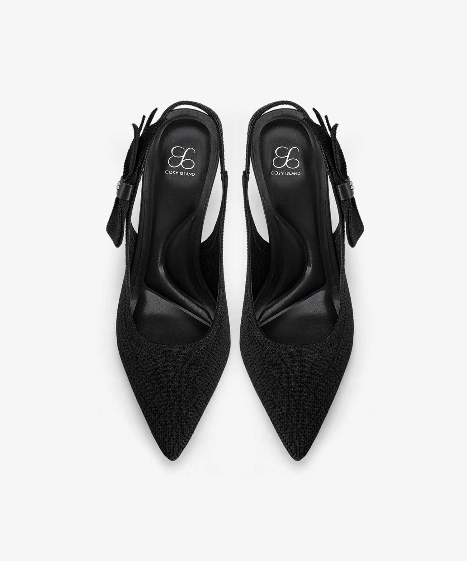 EverLush Bowknot Pointed Toe Heeled Slingback - Image 17