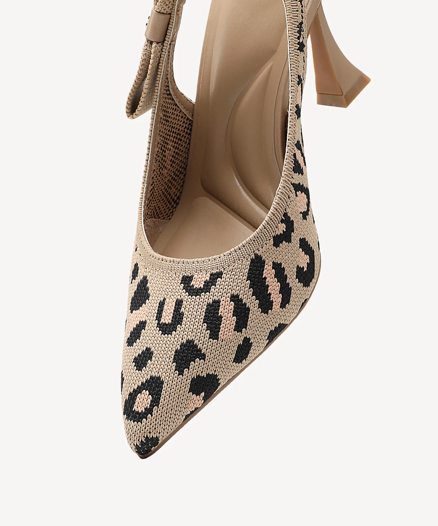EverLush Bowknot Pointed Toe Heeled Slingback - Image 35