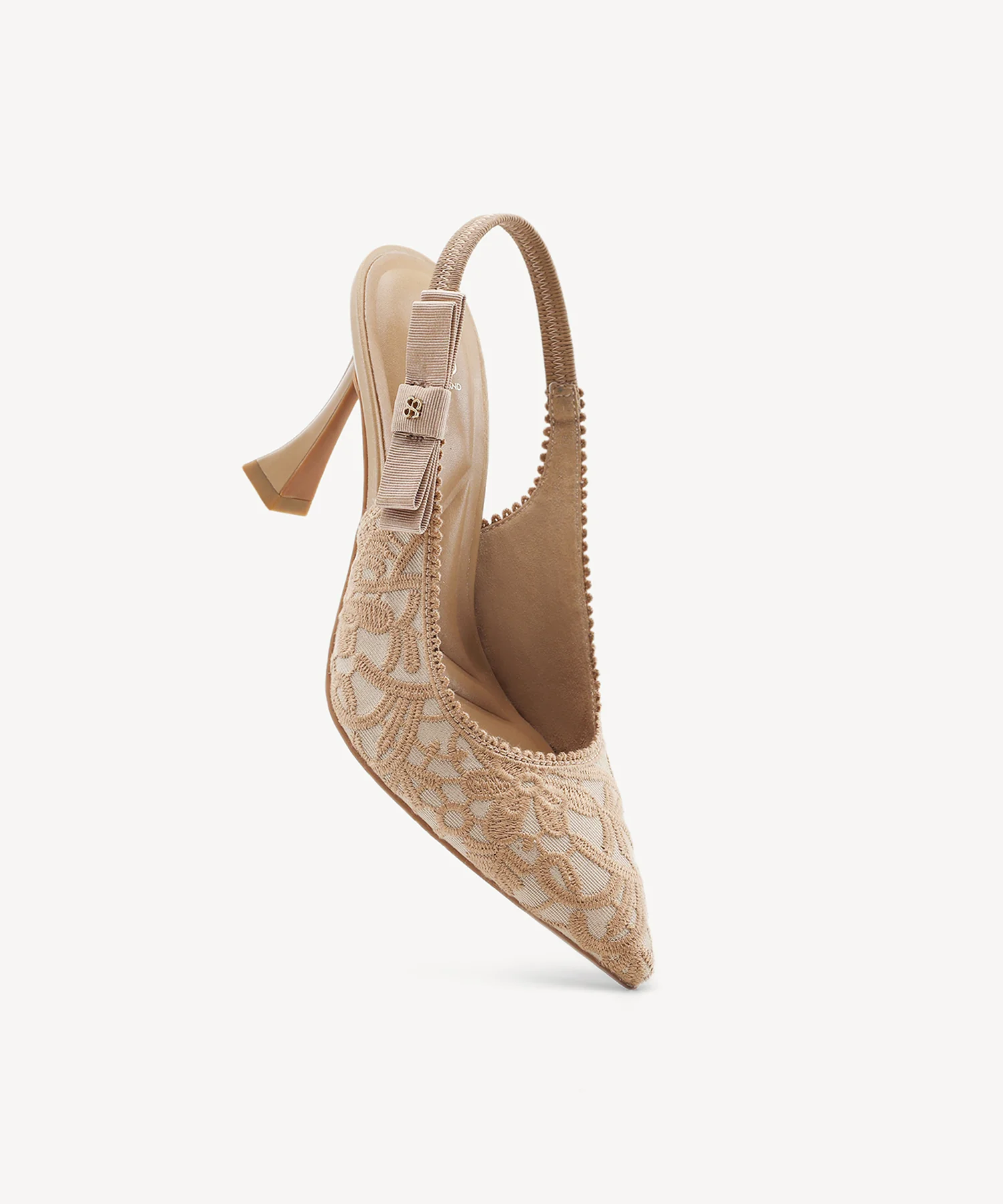 EverLush Bowknot Pointed Toe Heeled Slingback - Image 4