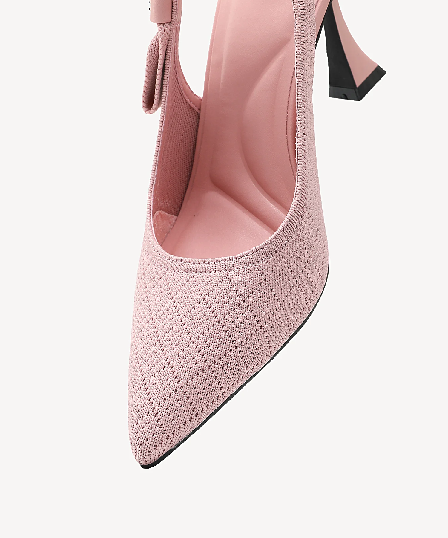 EverLush Bowknot Pointed Toe Heeled Slingback - Image 42