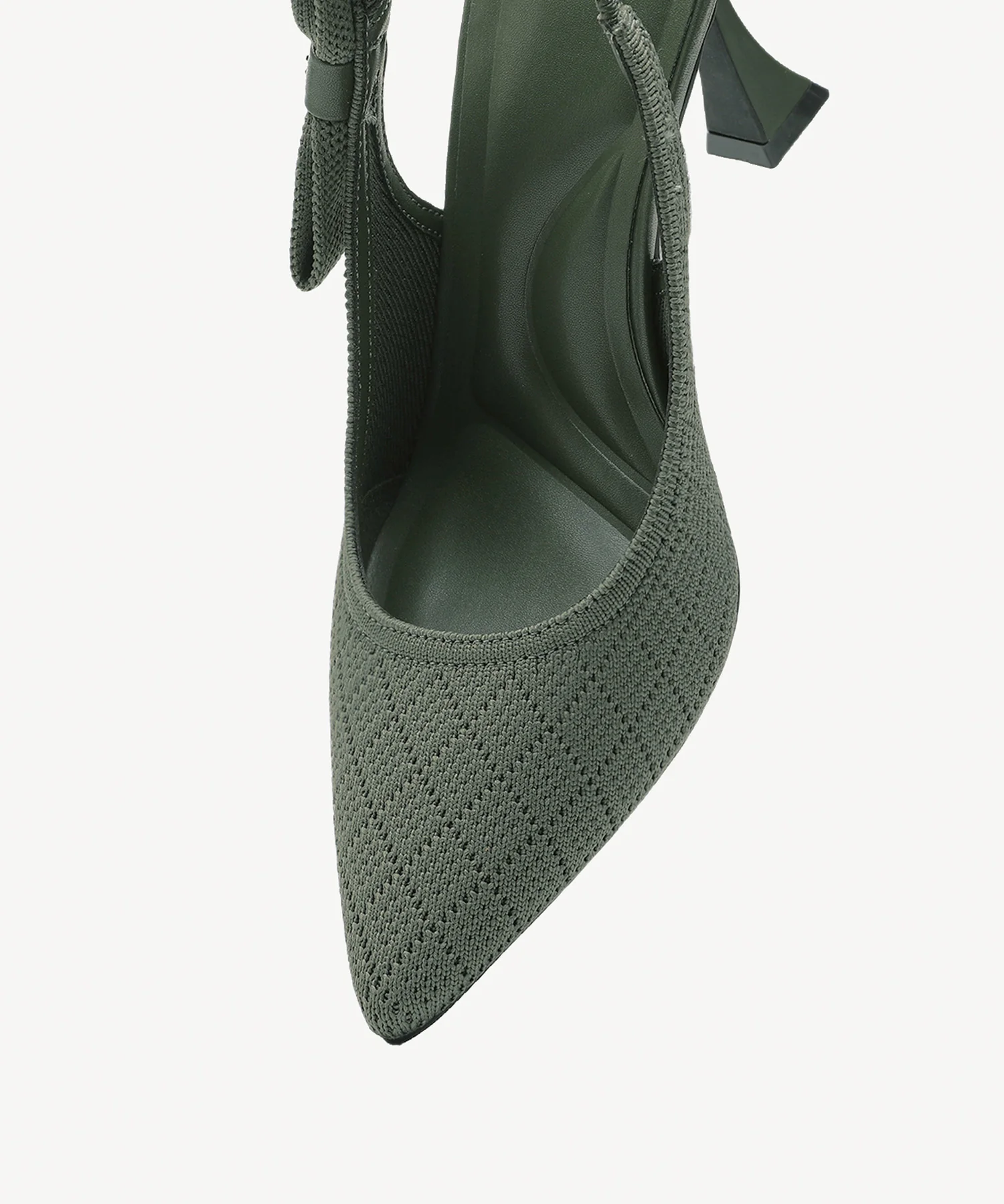 EverLush Bowknot Pointed Toe Heeled Slingback - Image 56