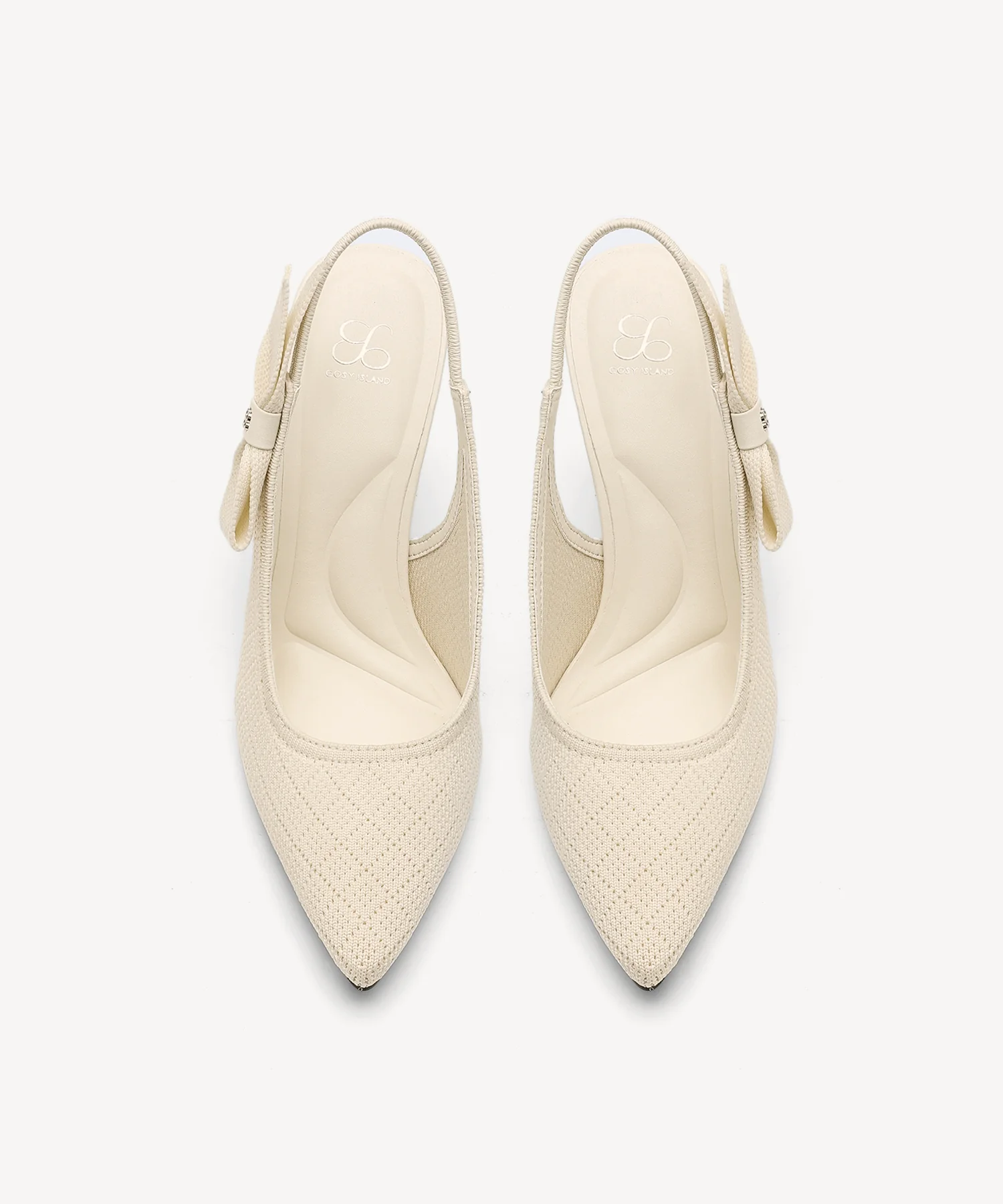 EverLush Bowknot Pointed Toe Heeled Slingback - Image 67