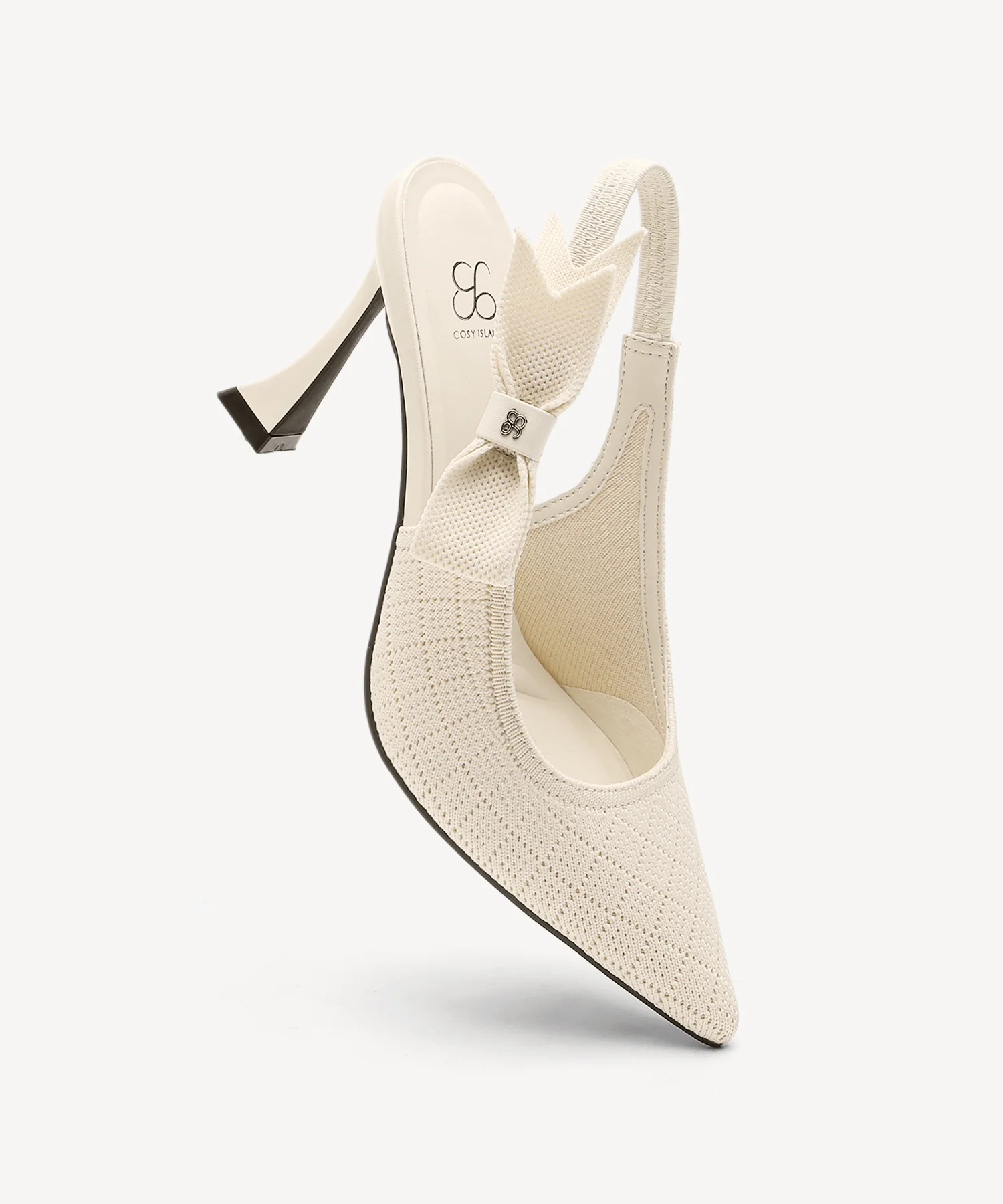 EverLush Bowknot Pointed Toe Heeled Slingback - Image 69