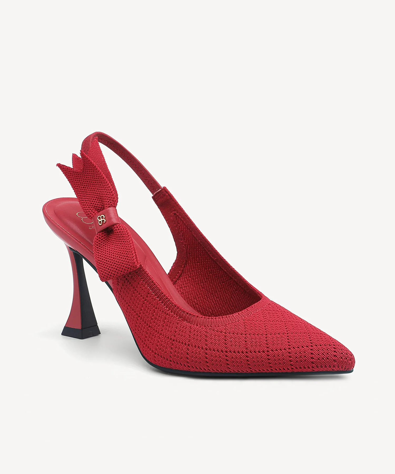EverLush Bowknot Pointed Toe Heeled Slingback - Image 73