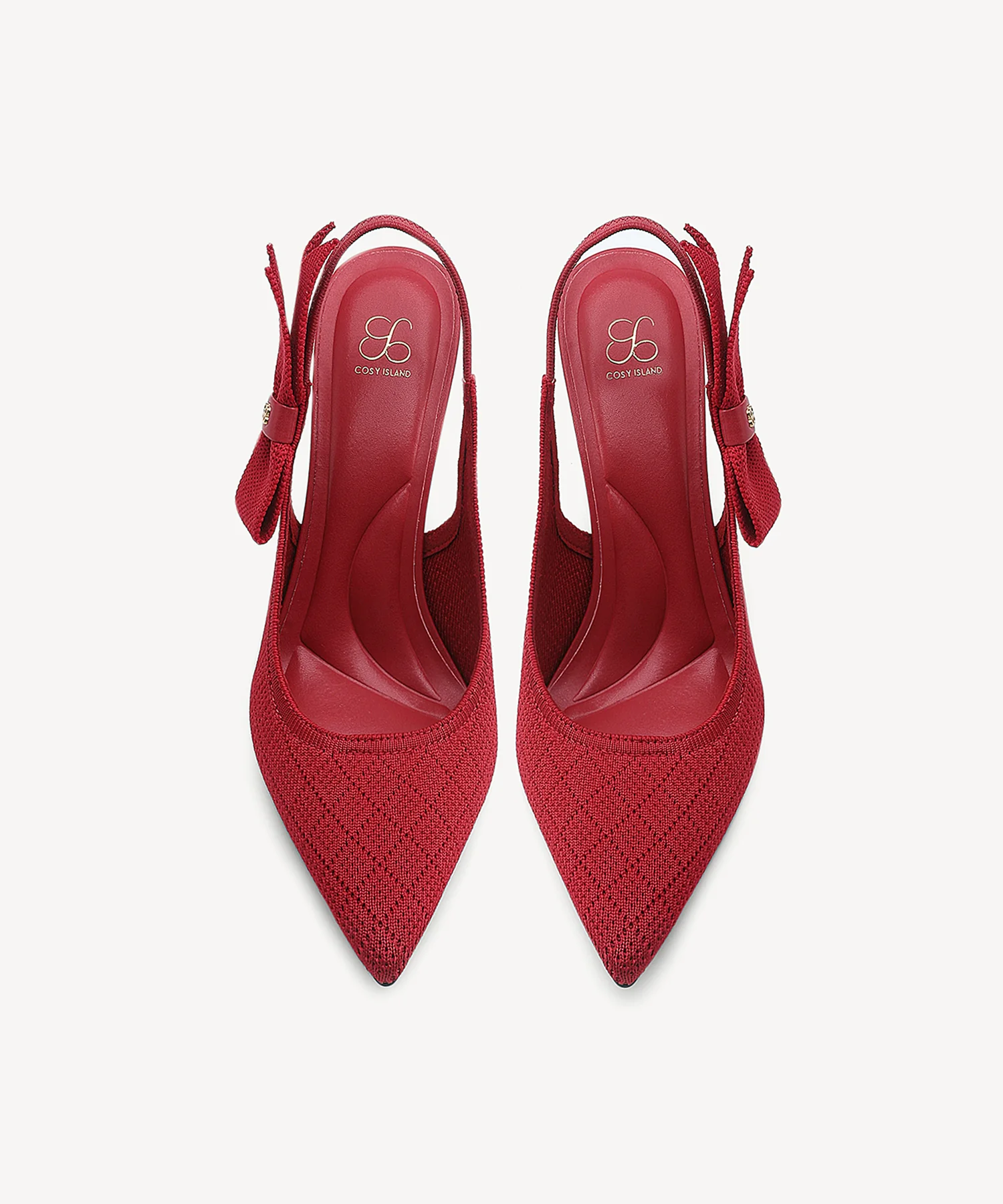 EverLush Bowknot Pointed Toe Heeled Slingback - Image 74