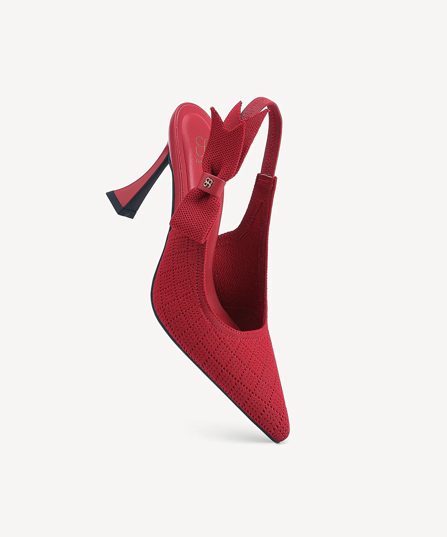 EverLush Bowknot Pointed Toe Heeled Slingback - Image 76