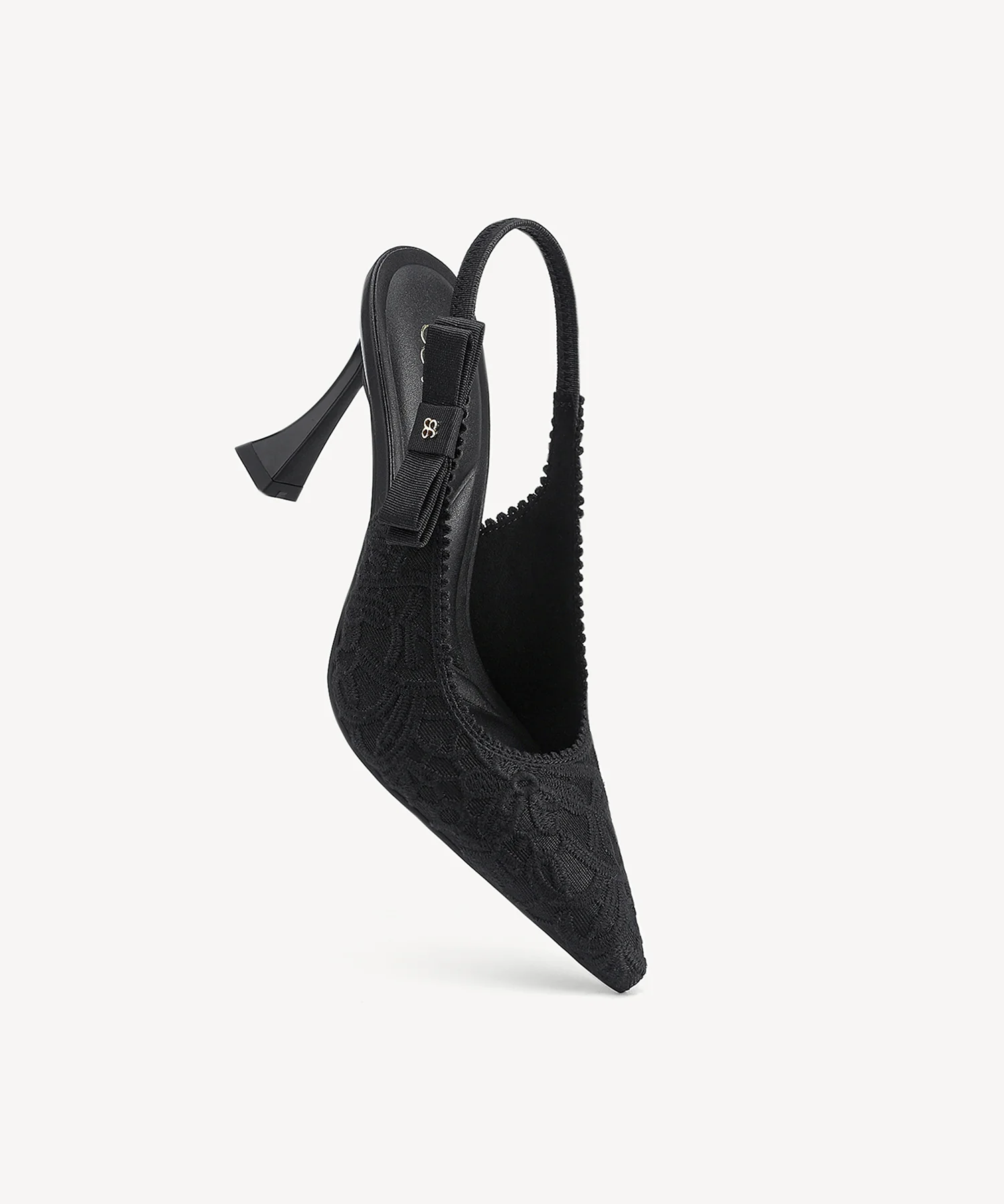 EverLush Bowknot Pointed Toe Heeled Slingback - Image 83