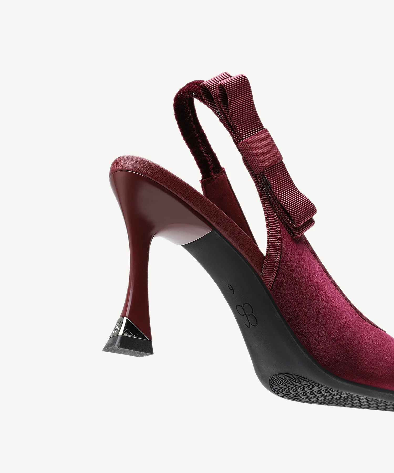 Everlush Velvet Pointed Toe Heeled Slingback - Image 5