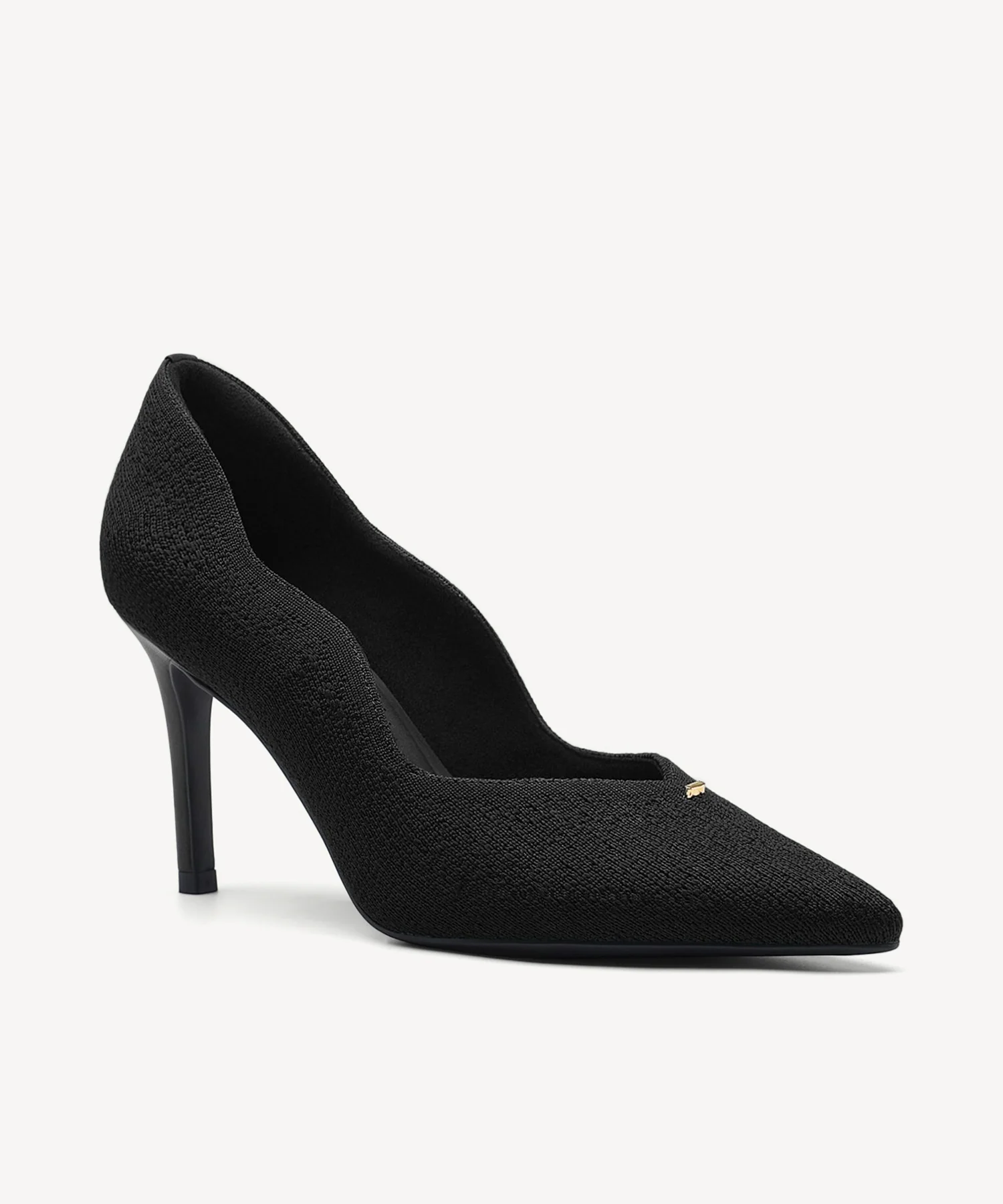 Flora V-Flow Pointed Toe Stiletto Heeled Pump - Image 13