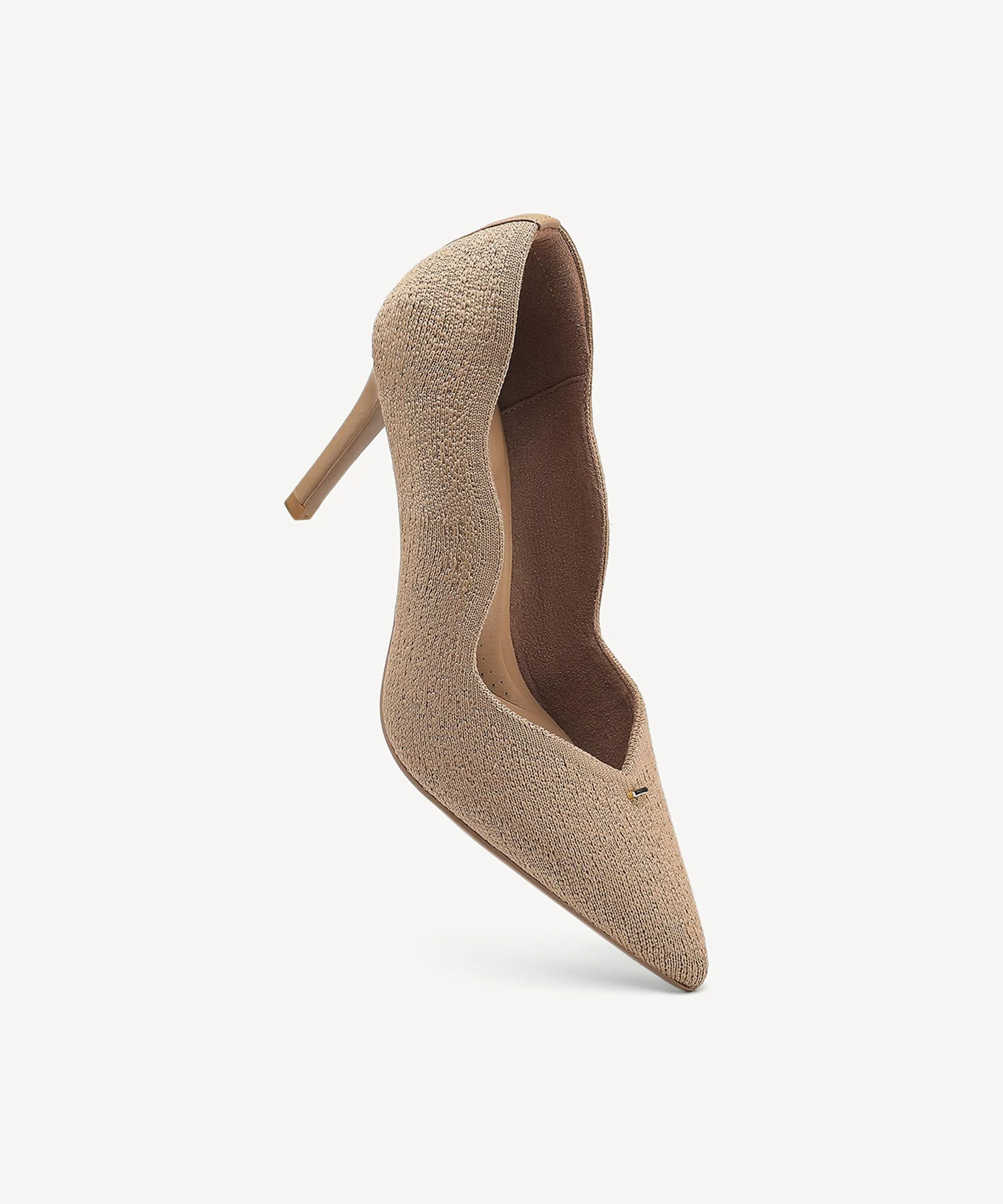 Flora V-Flow Pointed Toe Stiletto Heeled Pump - Image 9
