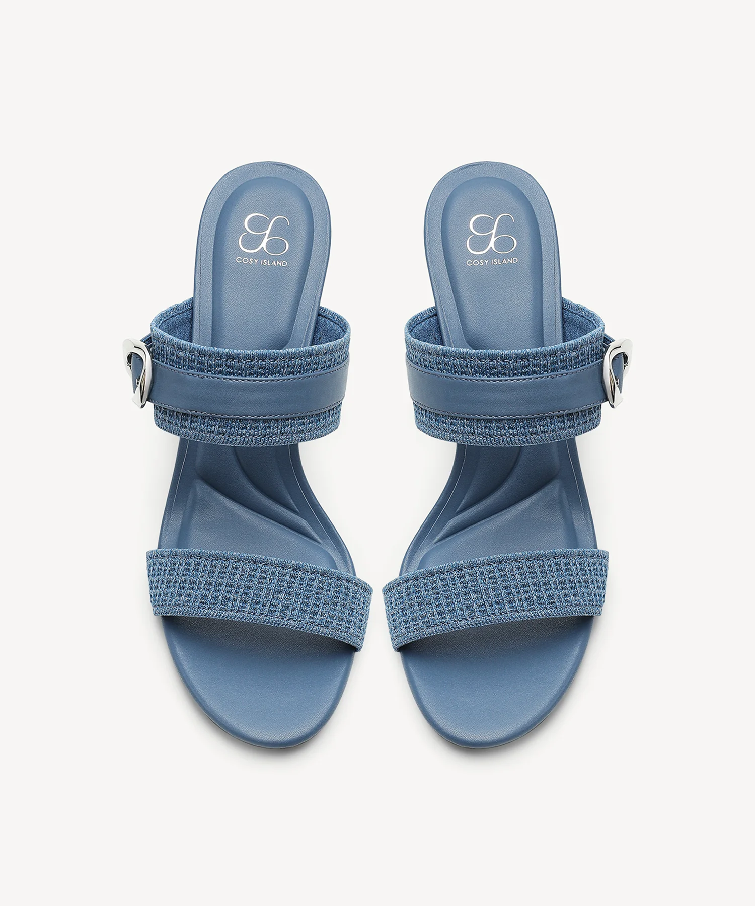 GildGlide Buckle Stiletto Double Strap Sandal - Image 14
