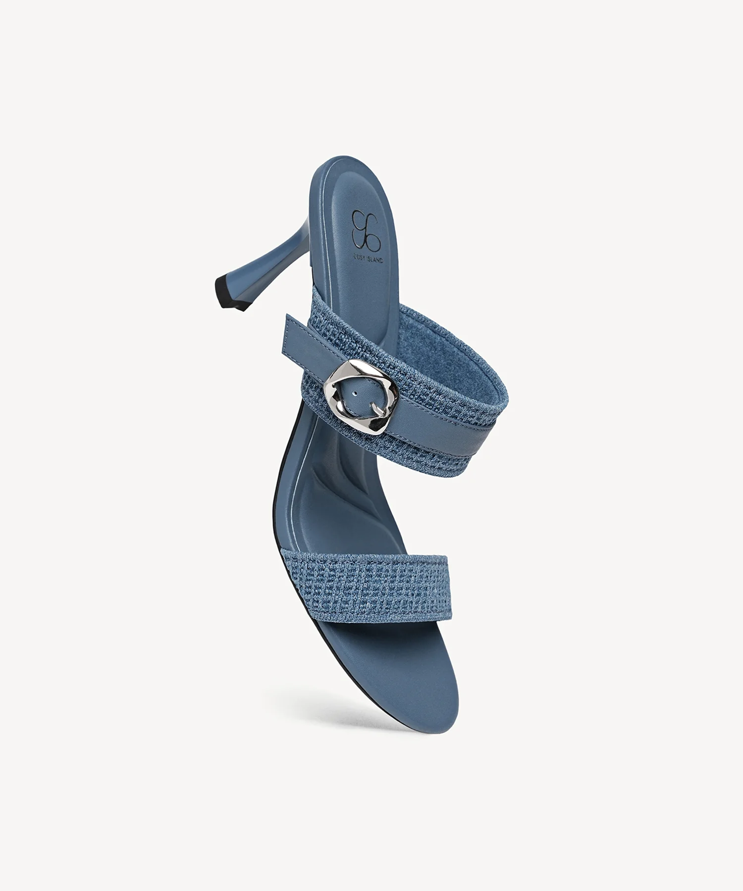 GildGlide Buckle Stiletto Double Strap Sandal - Image 15