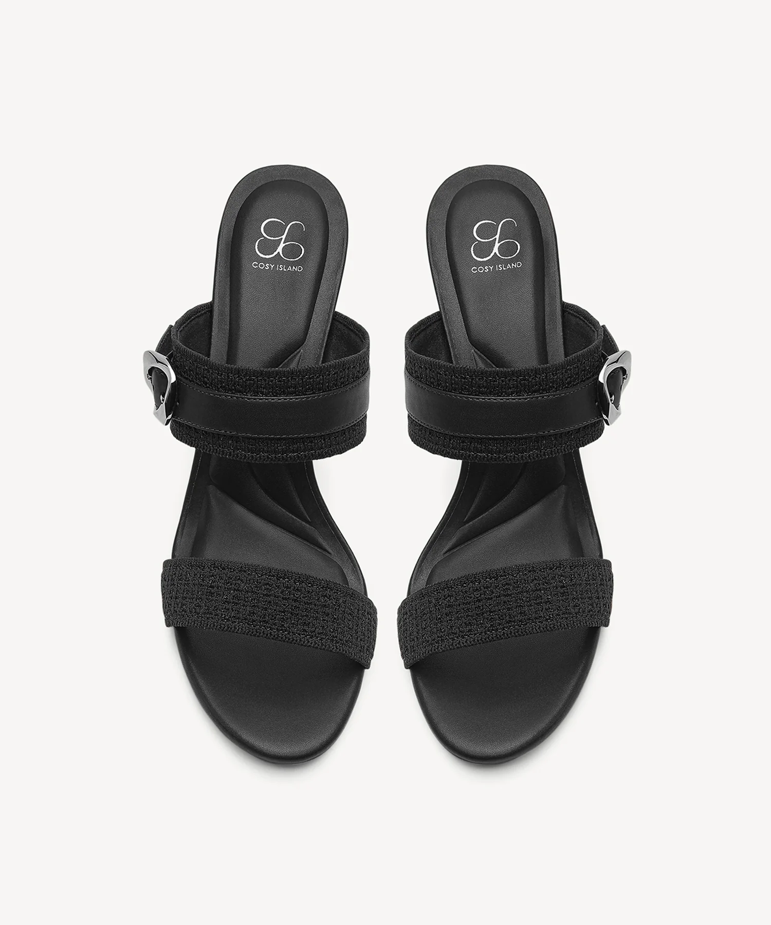 GildGlide Buckle Stiletto Double Strap Sandal - Image 20