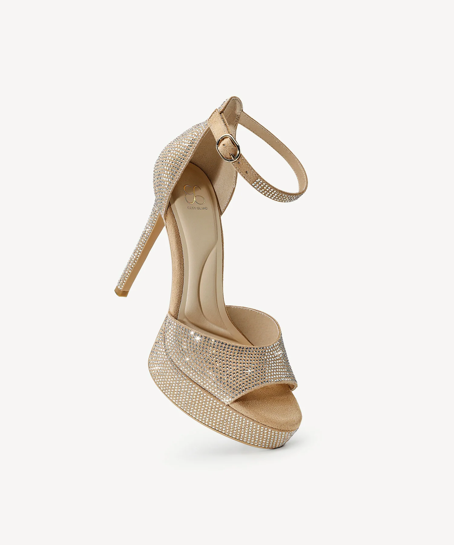 GlimmerRise Strapped Platform Heeled Sandal - Image 9