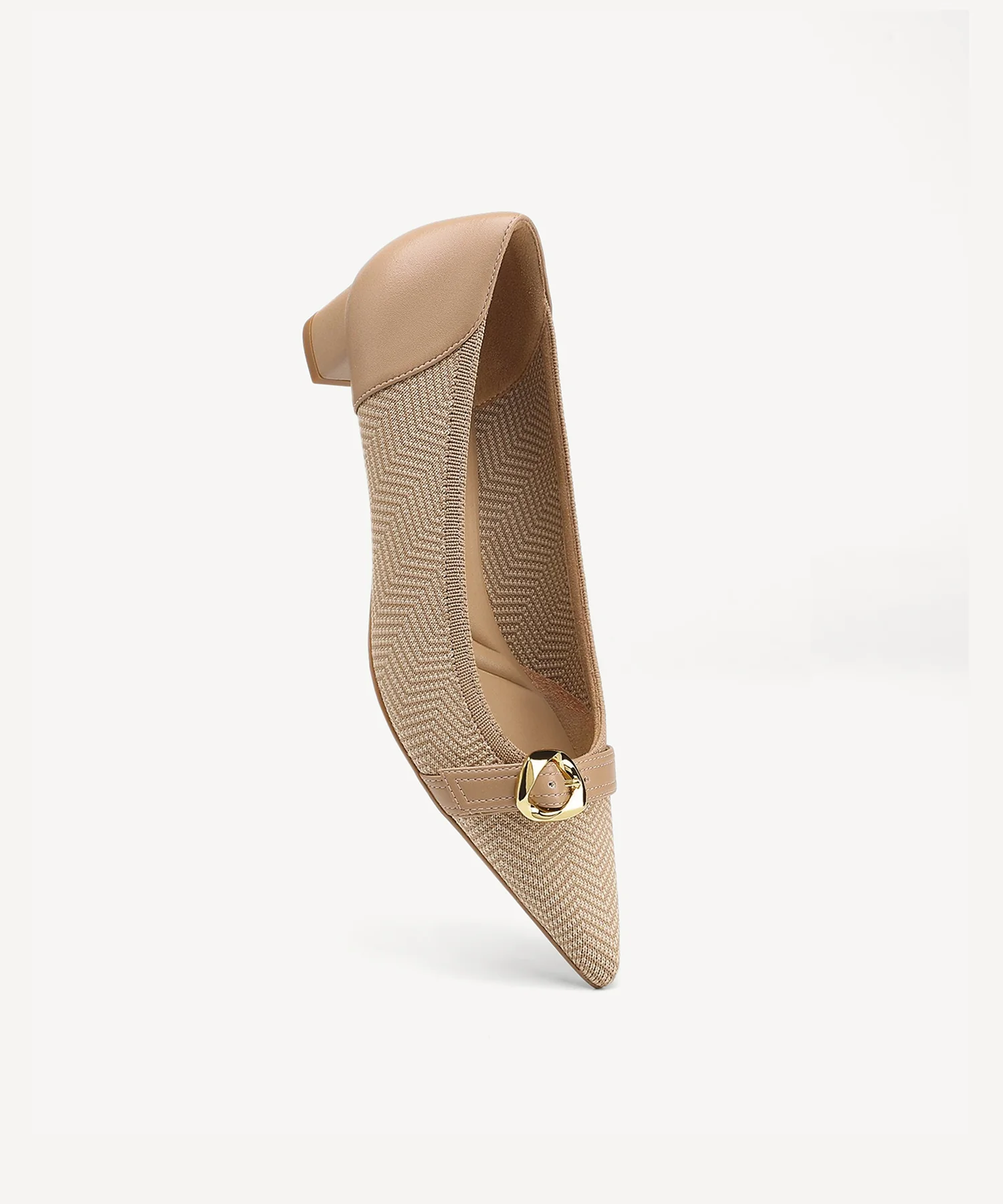 GraceLevel Pointed Toe Block Heeled Pump - Image 3
