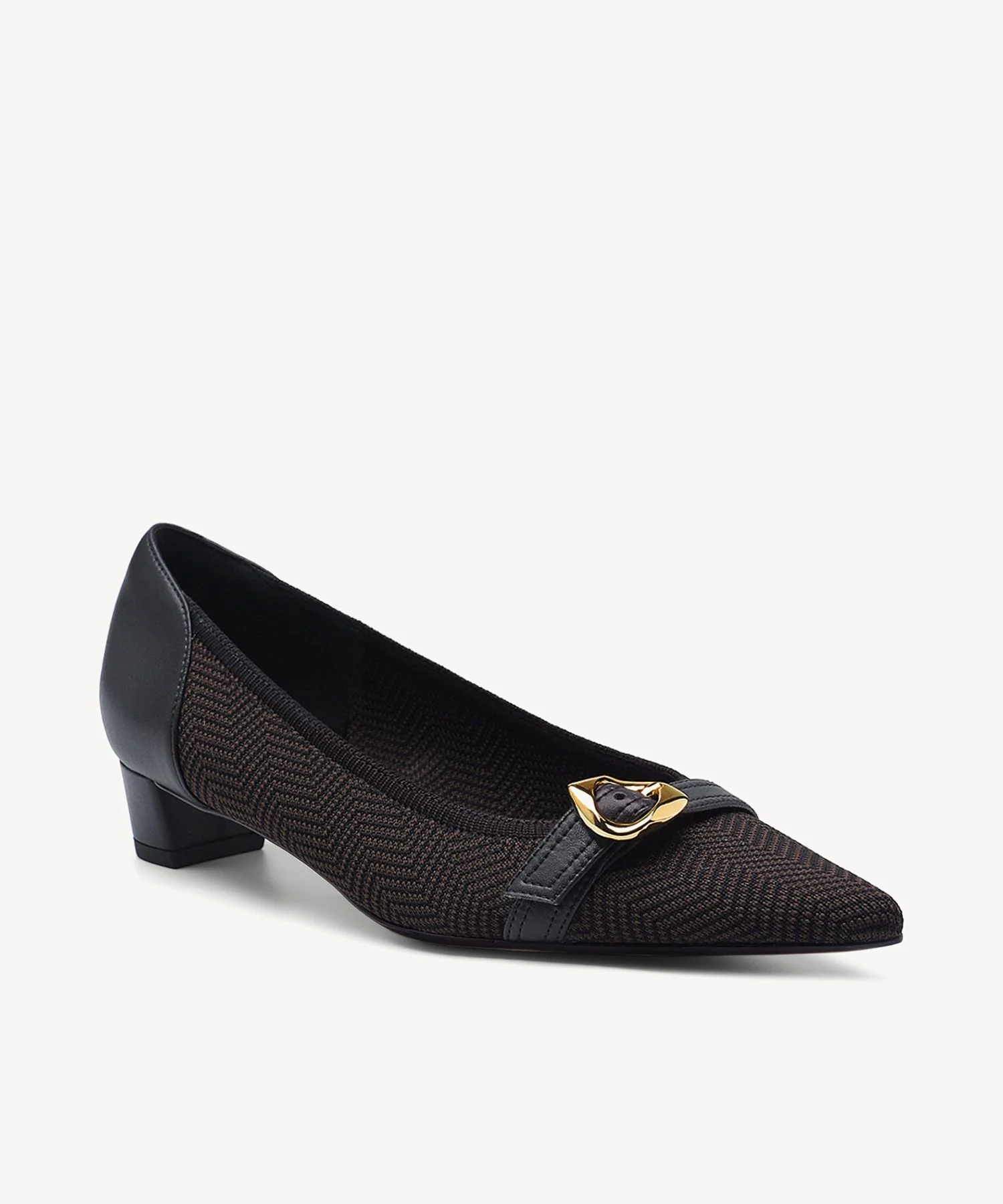 GraceLevel Pointed Toe Block Heeled Pump - Image 7