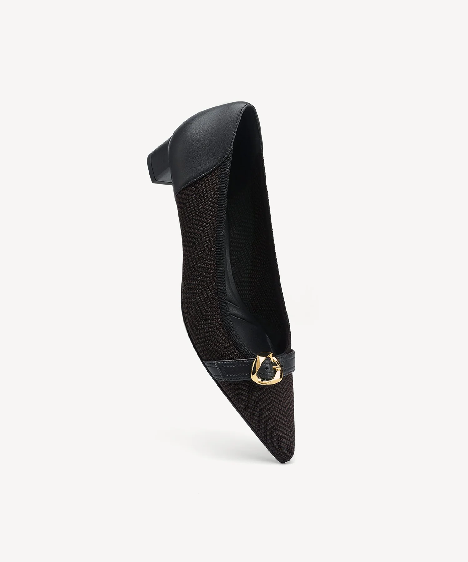 GraceLevel Pointed Toe Block Heeled Pump - Image 9