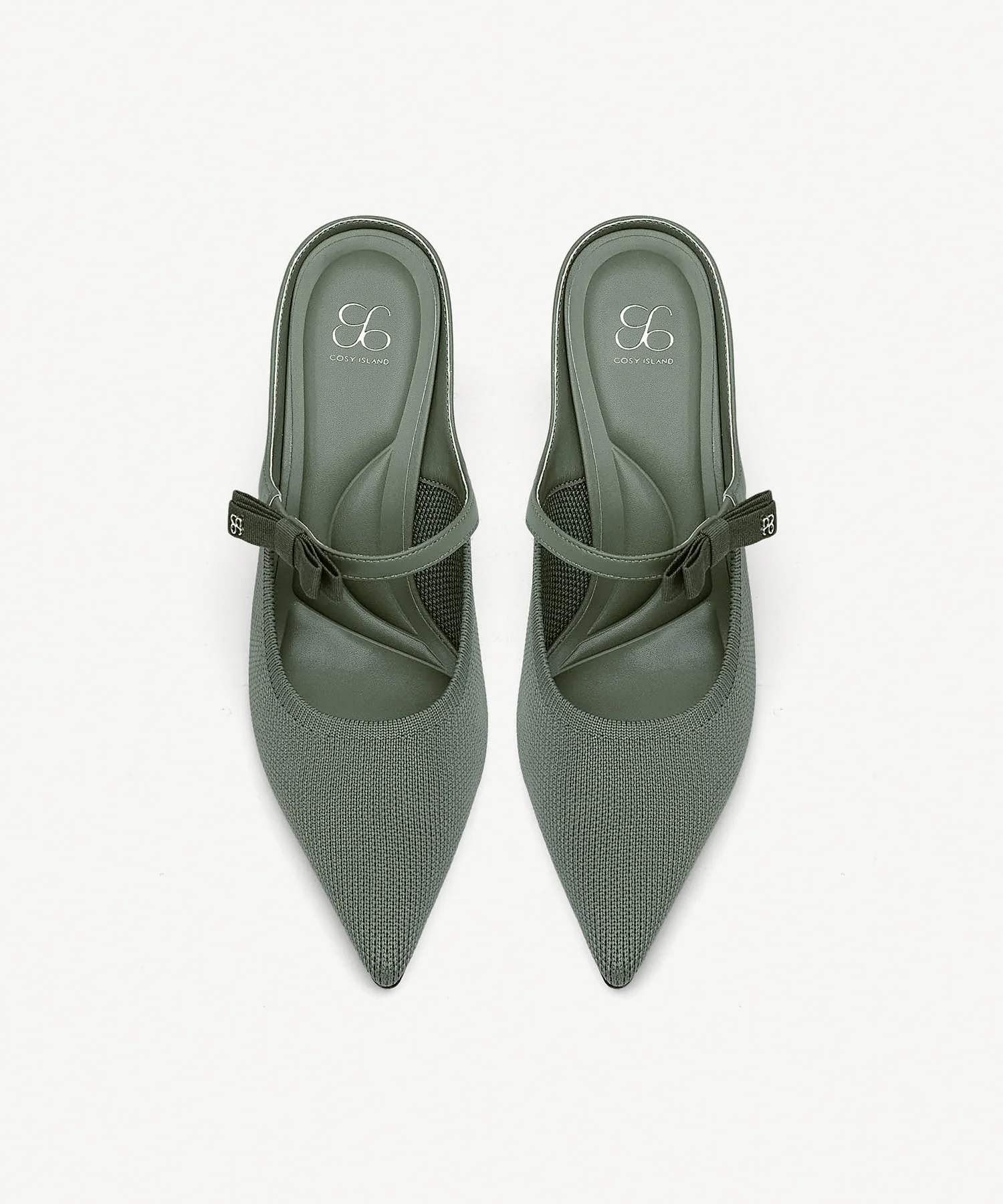 GraceLithe Bow Pointed Toe Heeled Mule - Image 2