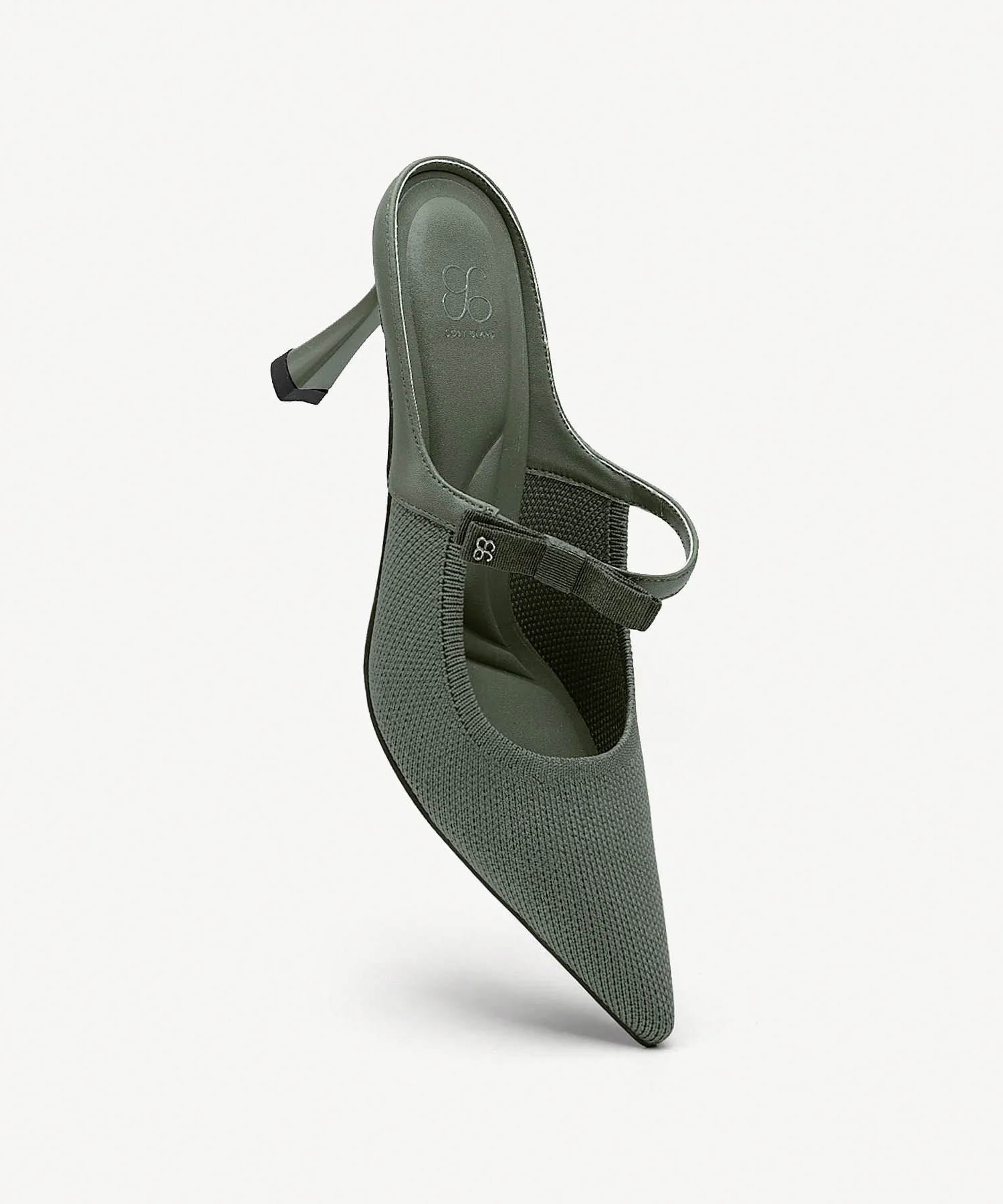 GraceLithe Bow Pointed Toe Heeled Mule - Image 3