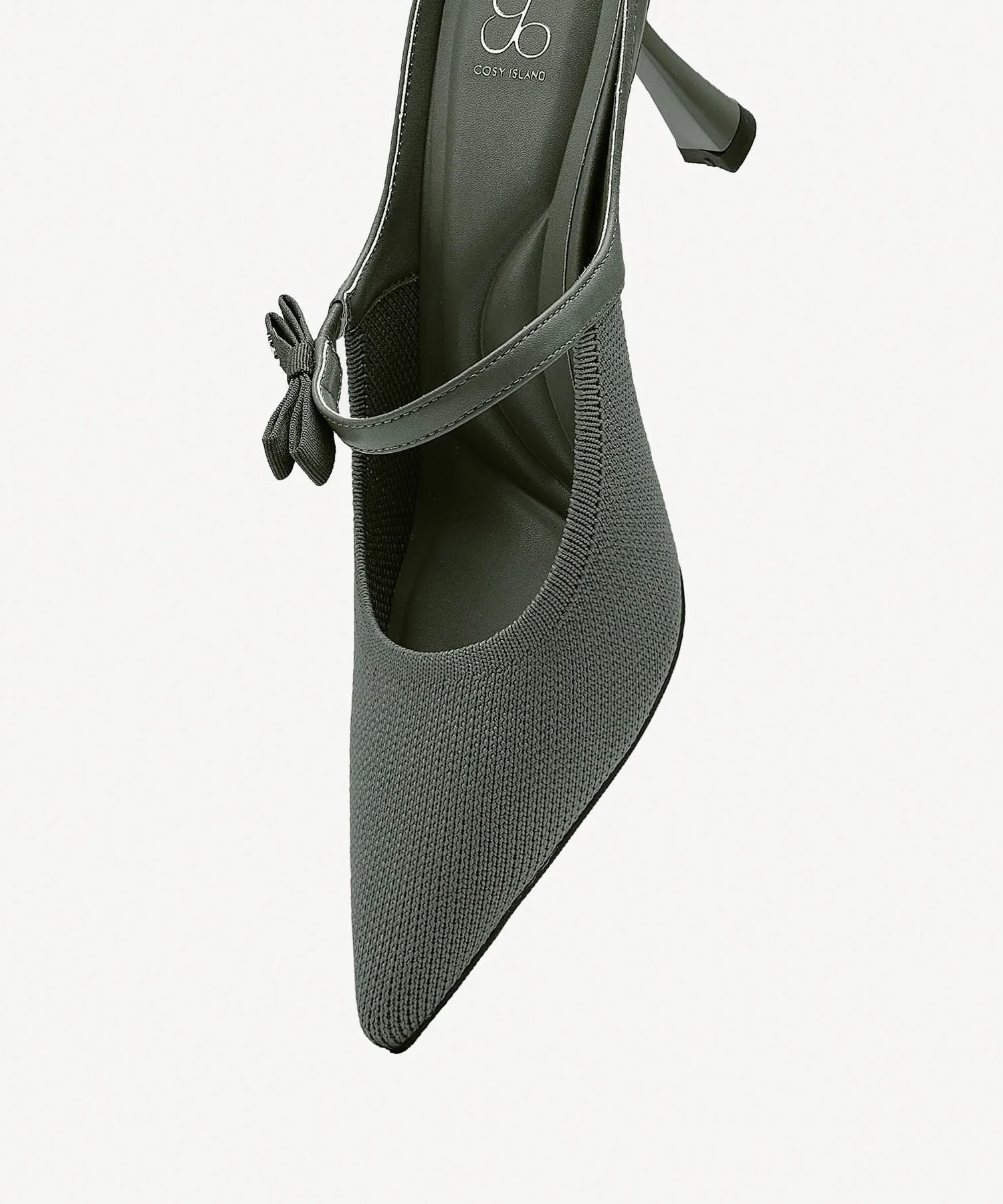 GraceLithe Bow Pointed Toe Heeled Mule - Image 4