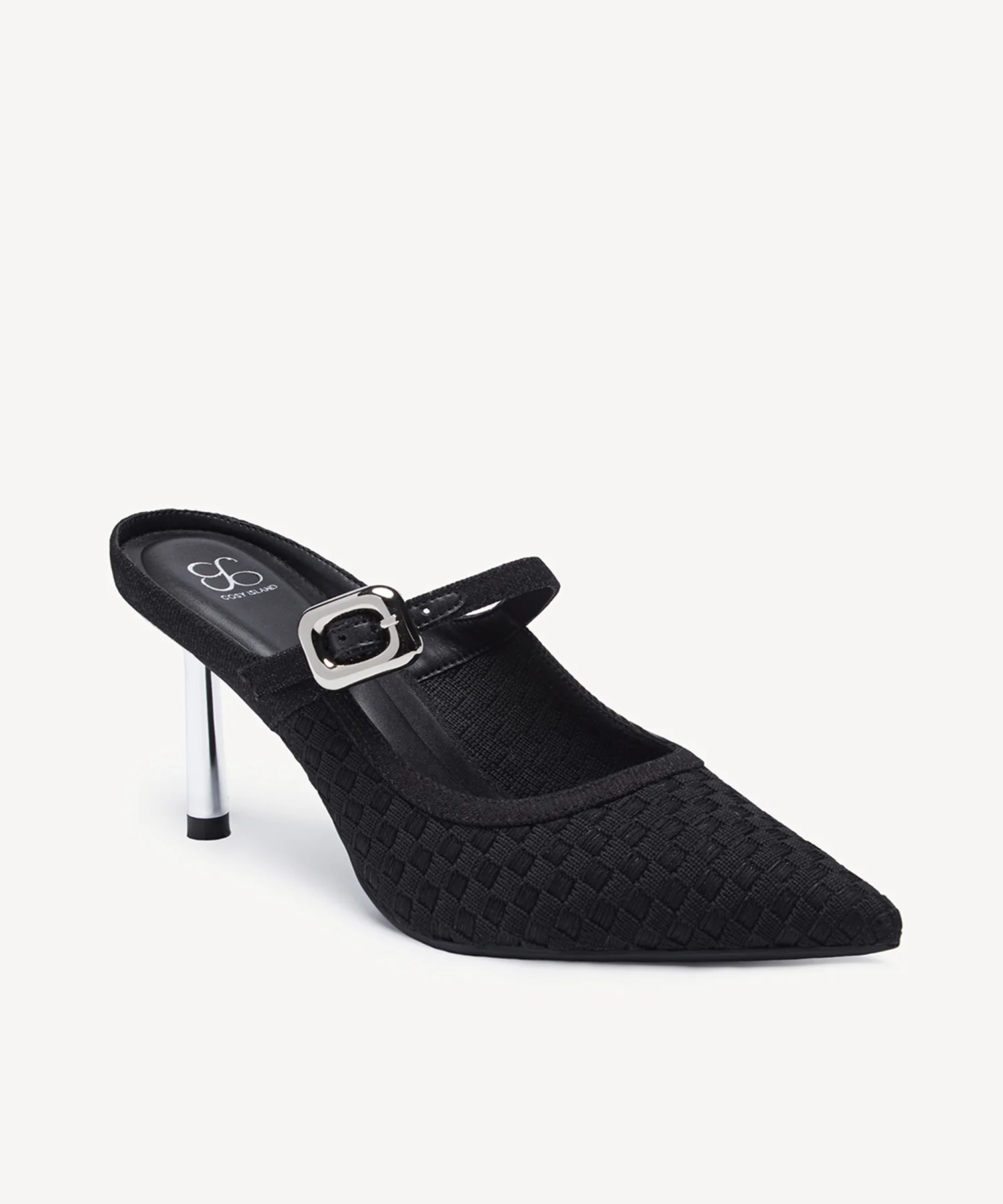 GraceLithe Denim Pointed Toe Heeled Mule - Image 13