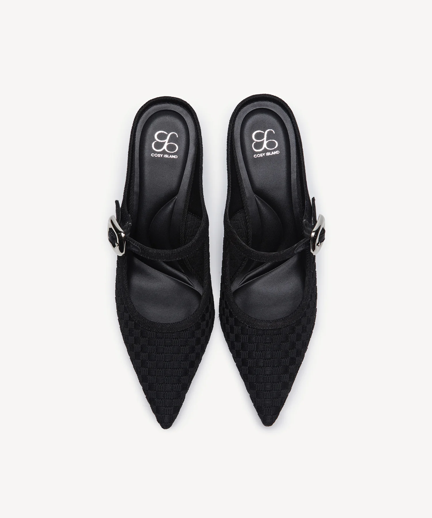 GraceLithe Denim Pointed Toe Heeled Mule - Image 14