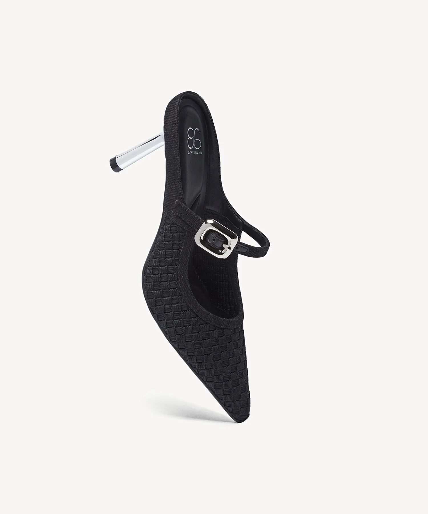 GraceLithe Denim Pointed Toe Heeled Mule - Image 15