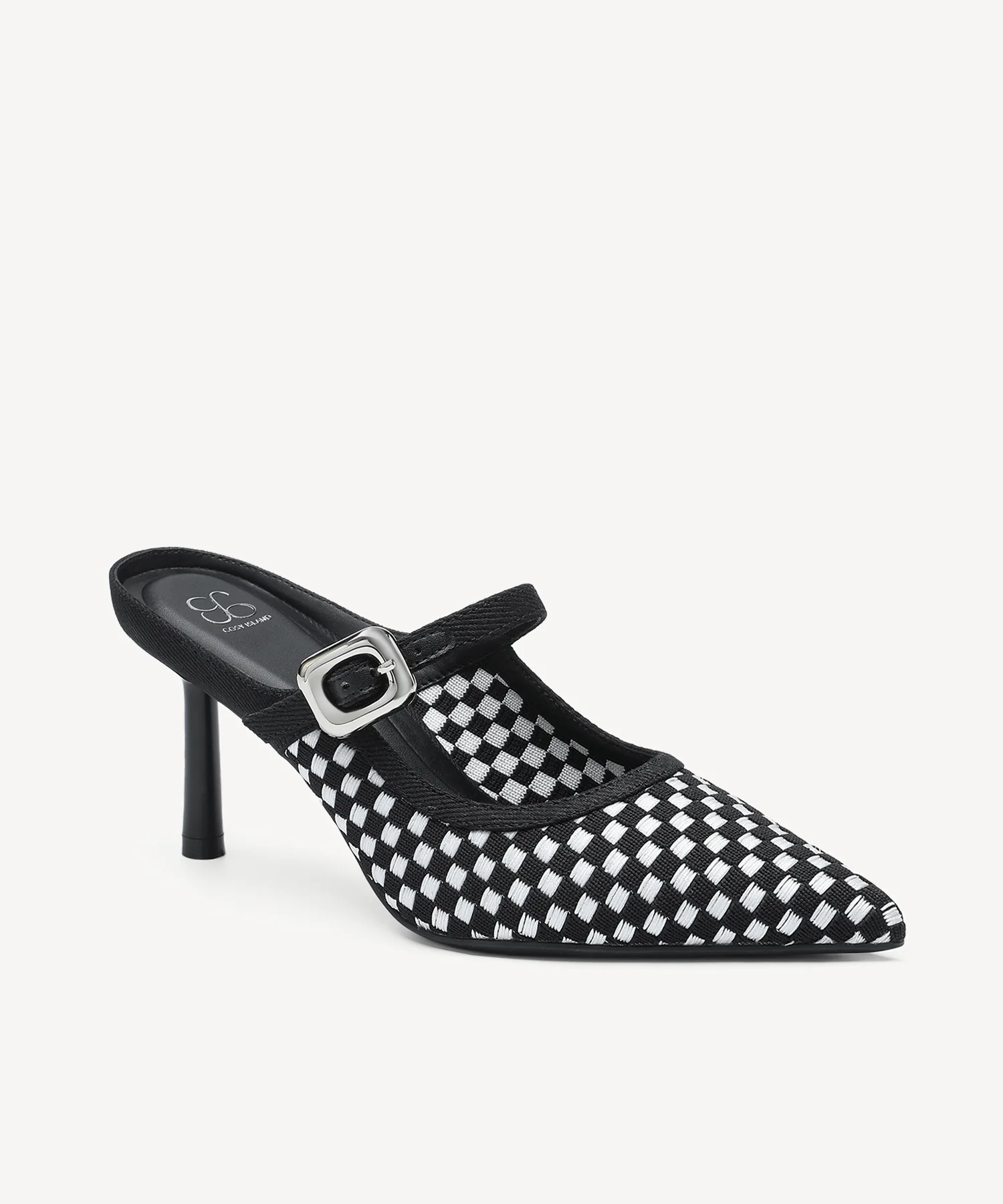 GraceLithe Denim Pointed Toe Heeled Mule - Image 19