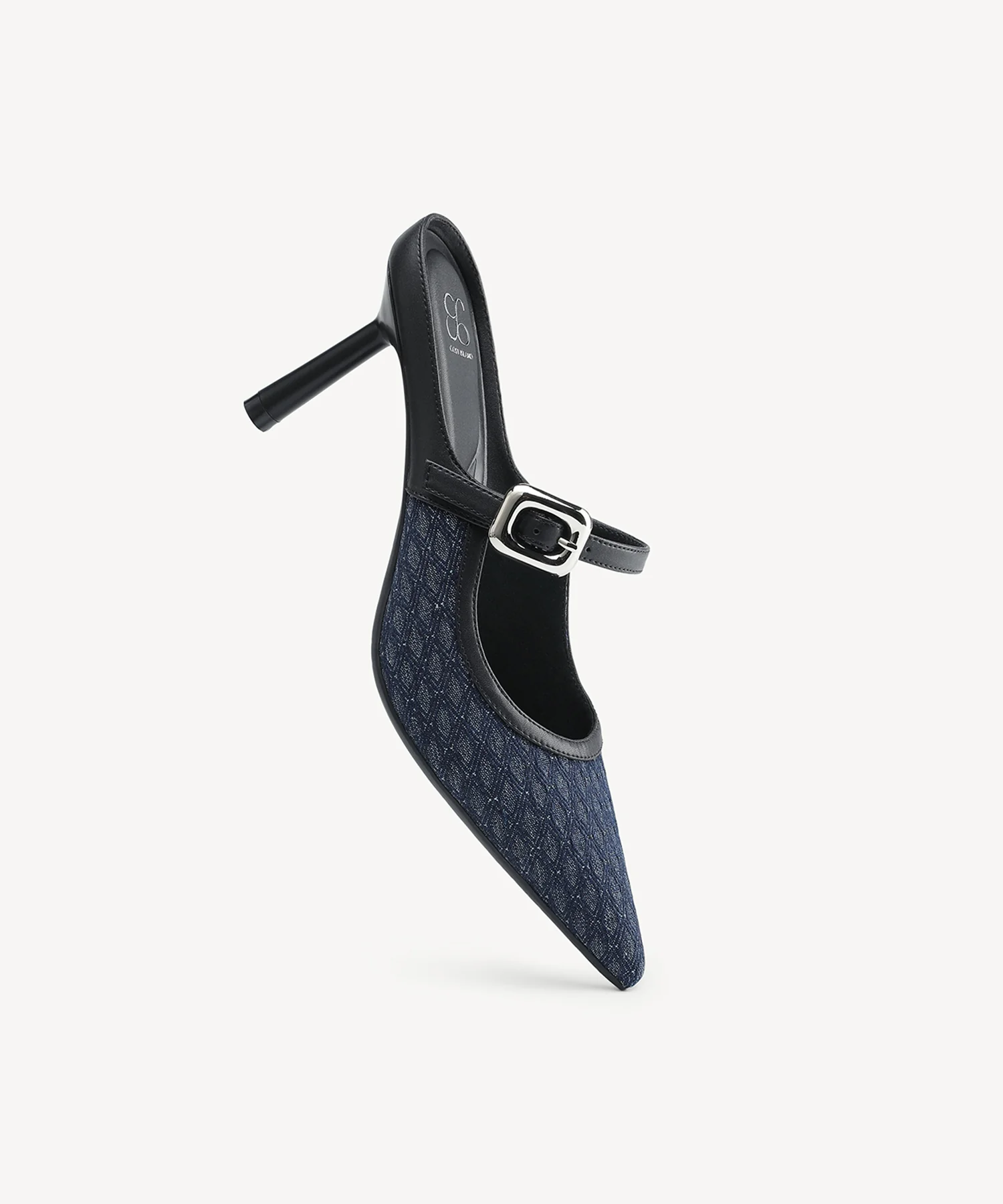 GraceLithe Denim Pointed Toe Heeled Mule - Image 27