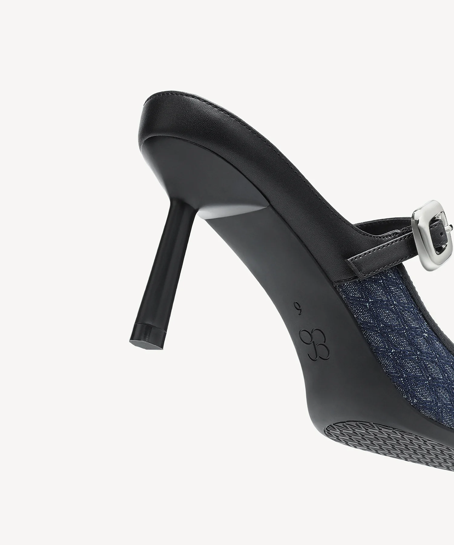 GraceLithe Denim Pointed Toe Heeled Mule - Image 29