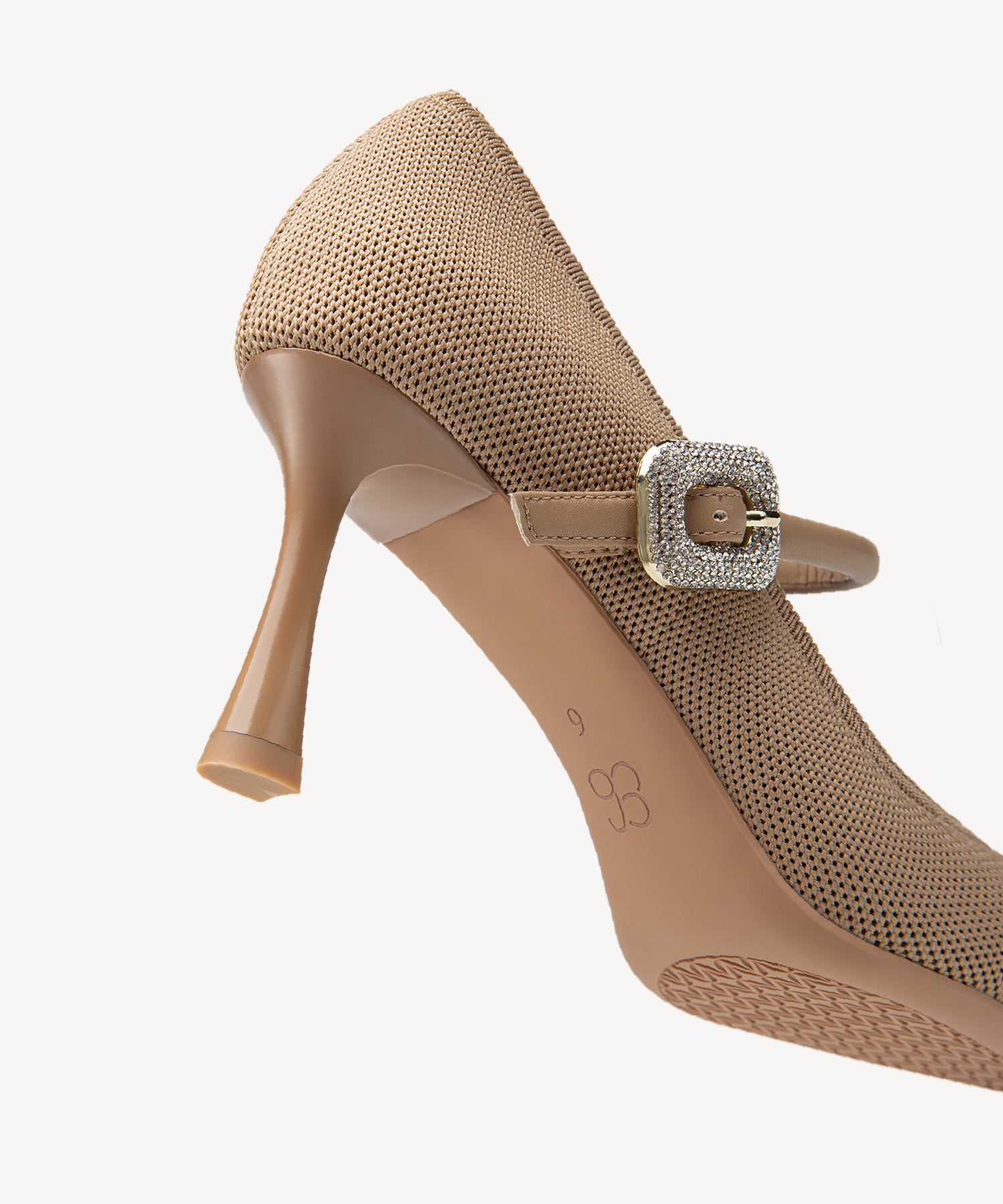 EternalPace Shimmer Buckle Pointed Toe Heeled Pump - Image 10