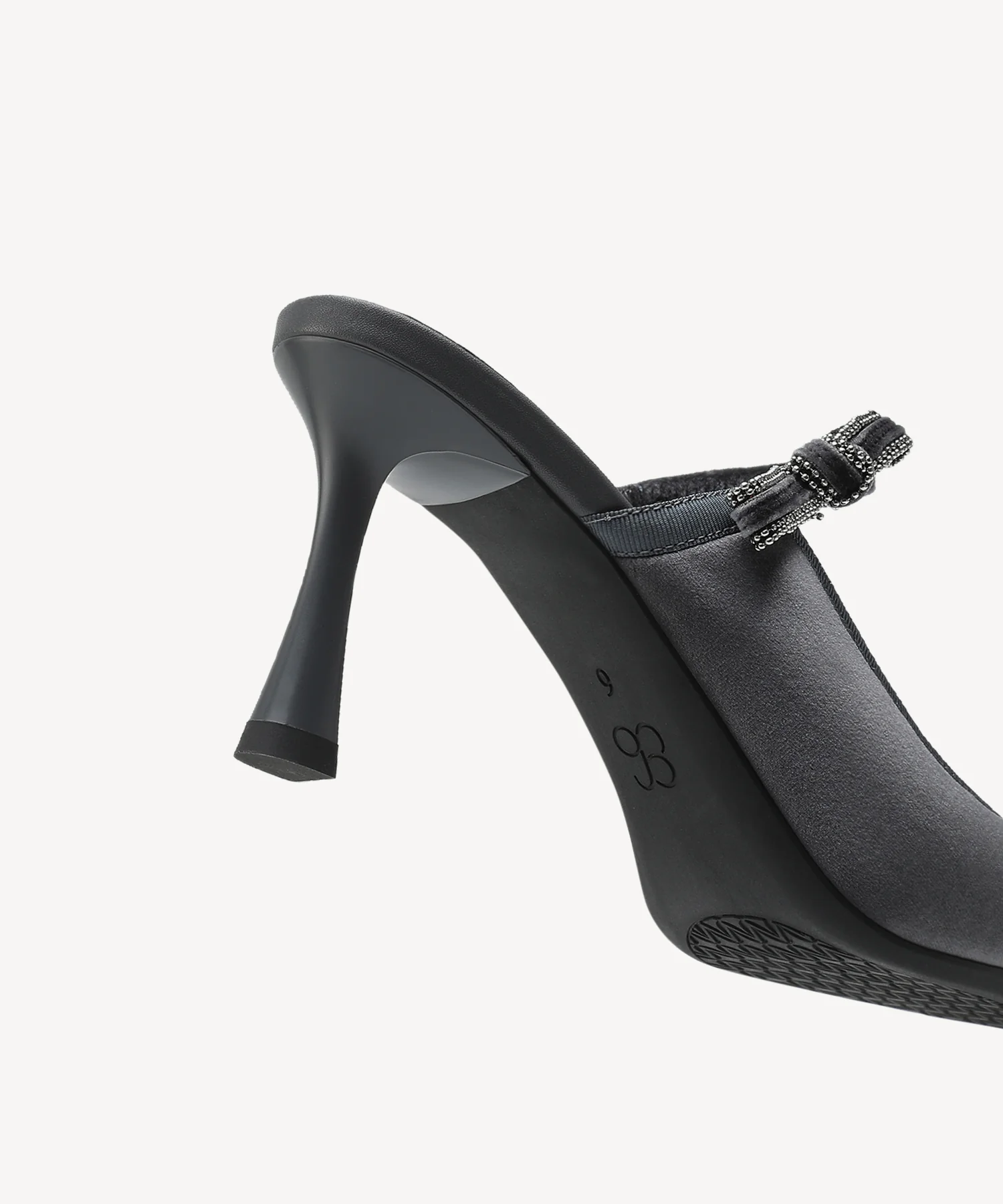 GraceLithe Velvet Bow Pointed Toe Heeled Mule - Image 23