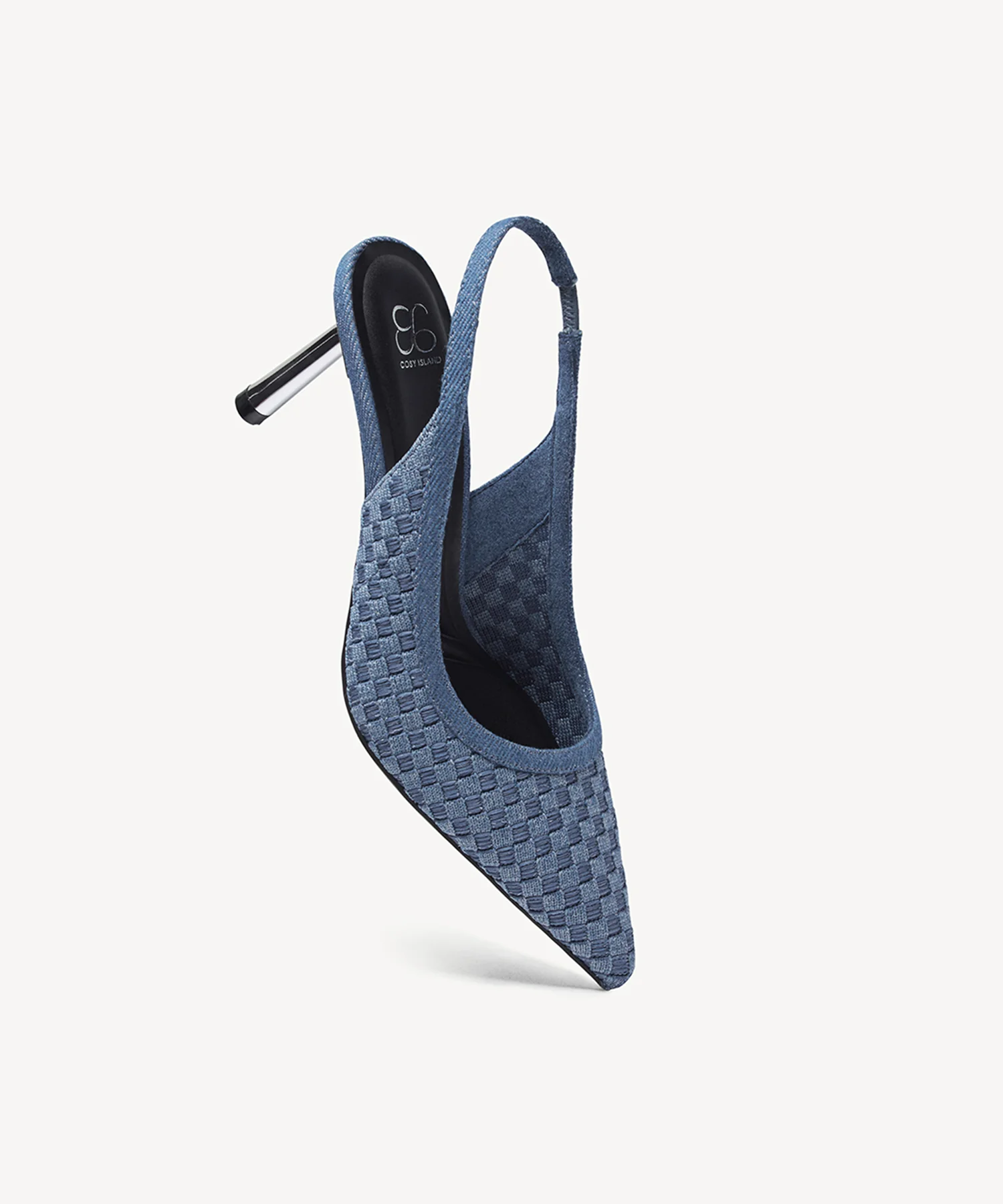 GraceWeave Pointed Toe Stiletto Heeled Slingback - Image 3
