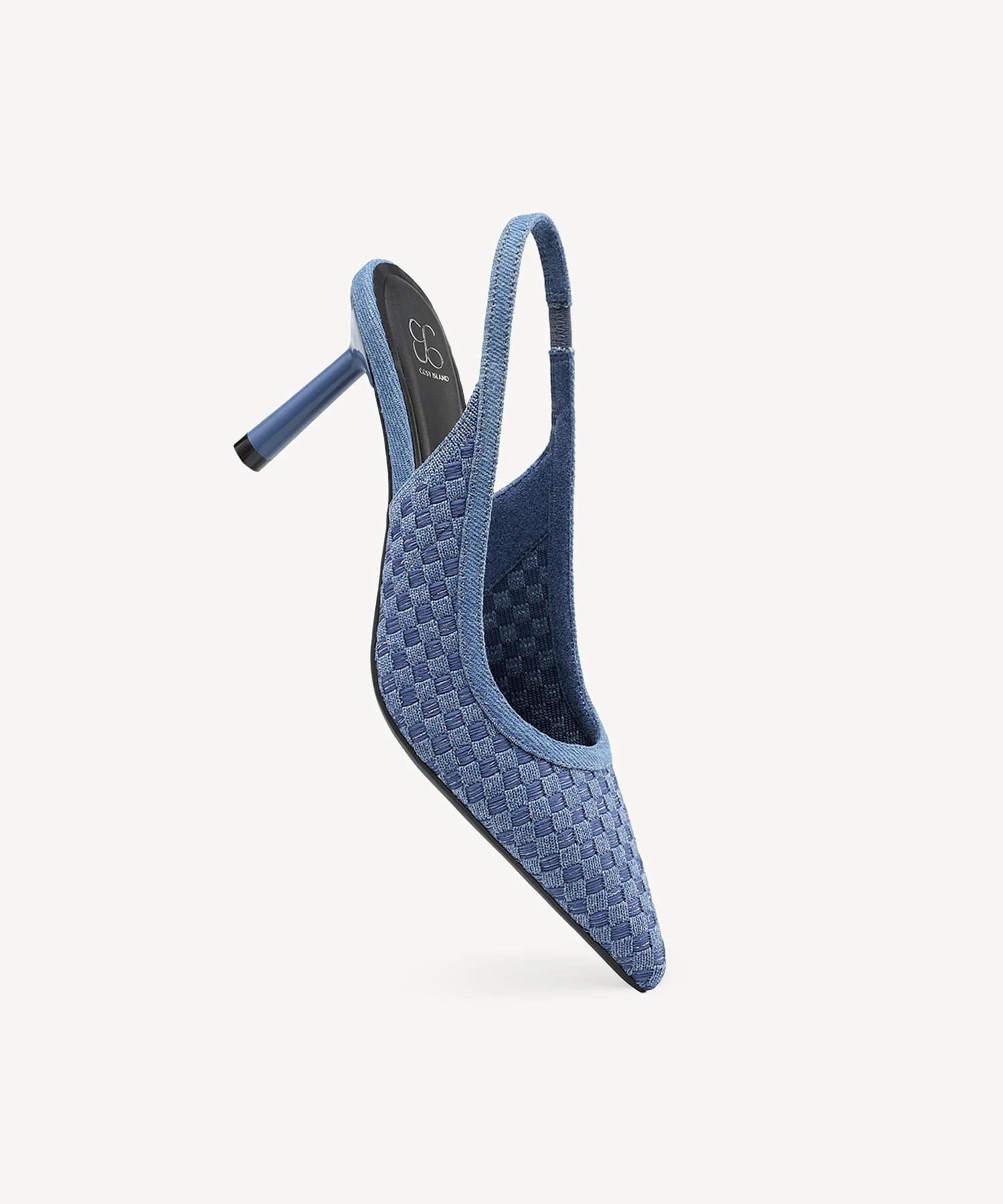 GraceWeave Pointed Toe Stiletto Heeled Slingback - Image 39