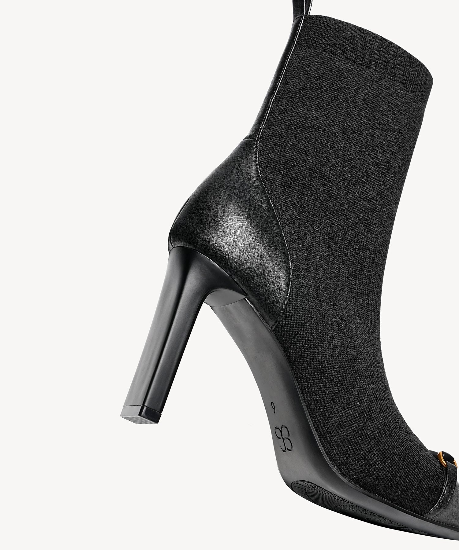 LuxeBit Pointed Toe Heeled Ankle Boot - Image 11