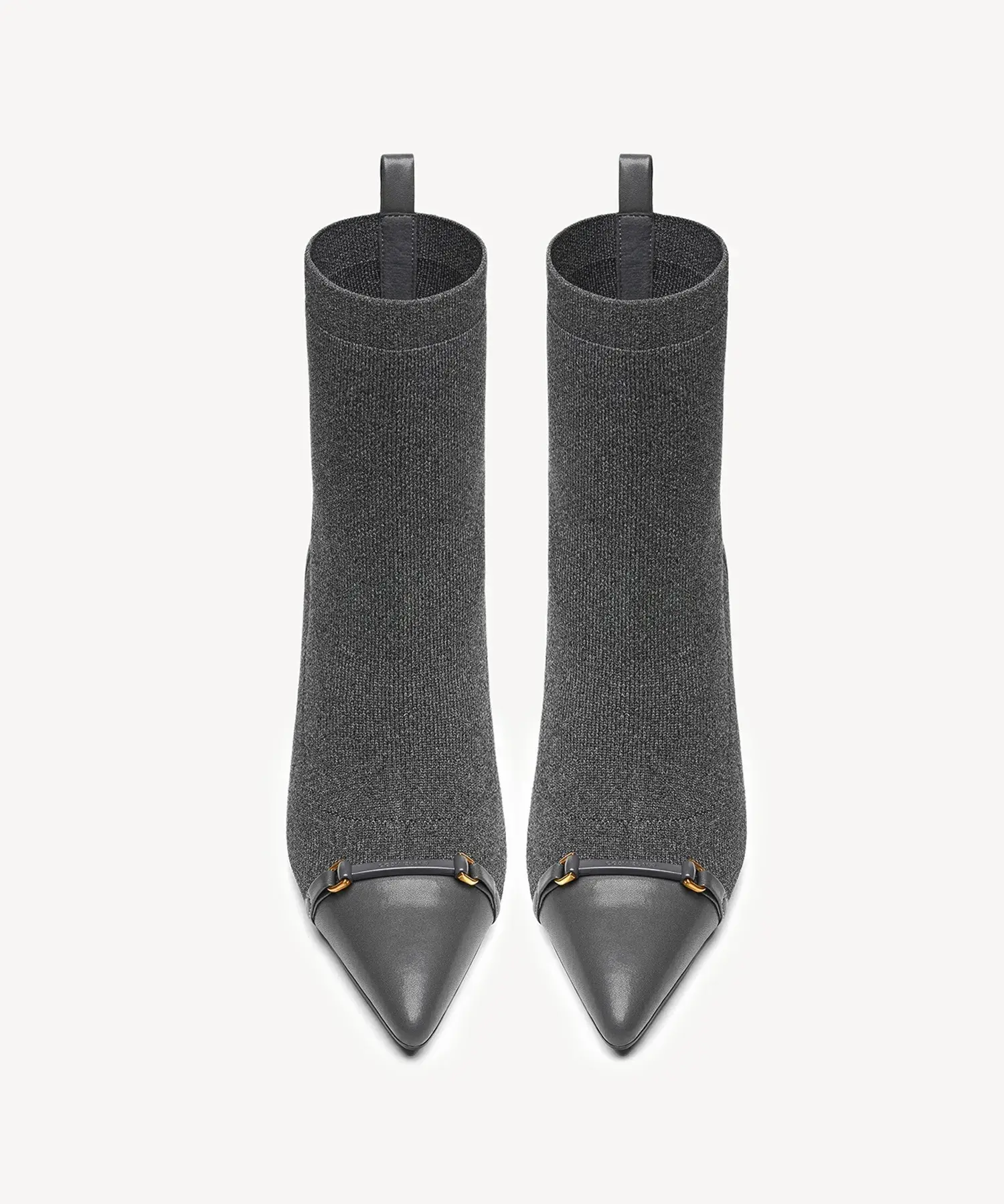 LuxeBit Pointed Toe Heeled Ankle Boot - Image 2