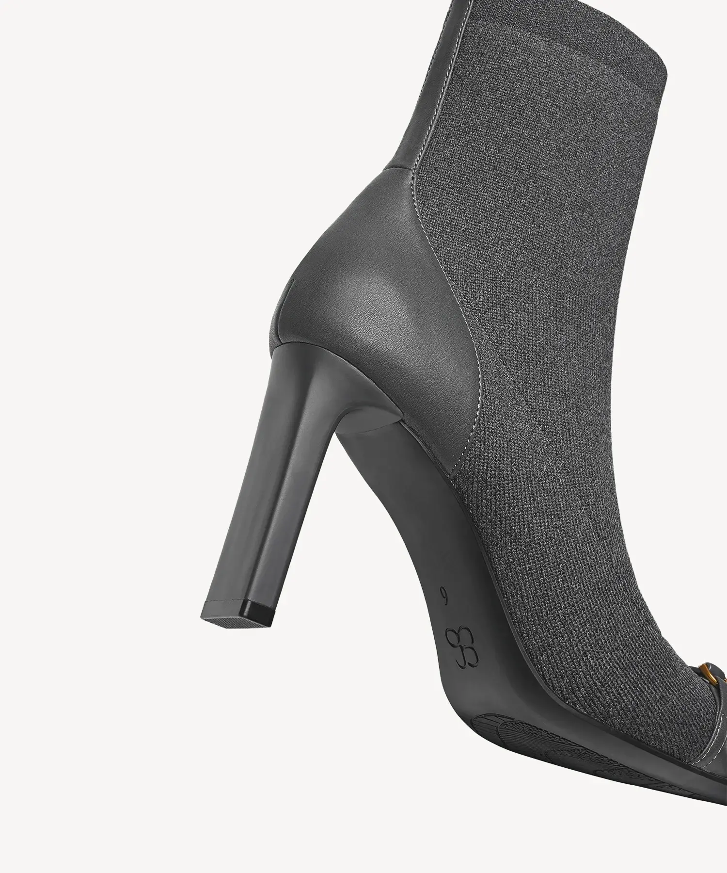 LuxeBit Pointed Toe Heeled Ankle Boot - Image 5