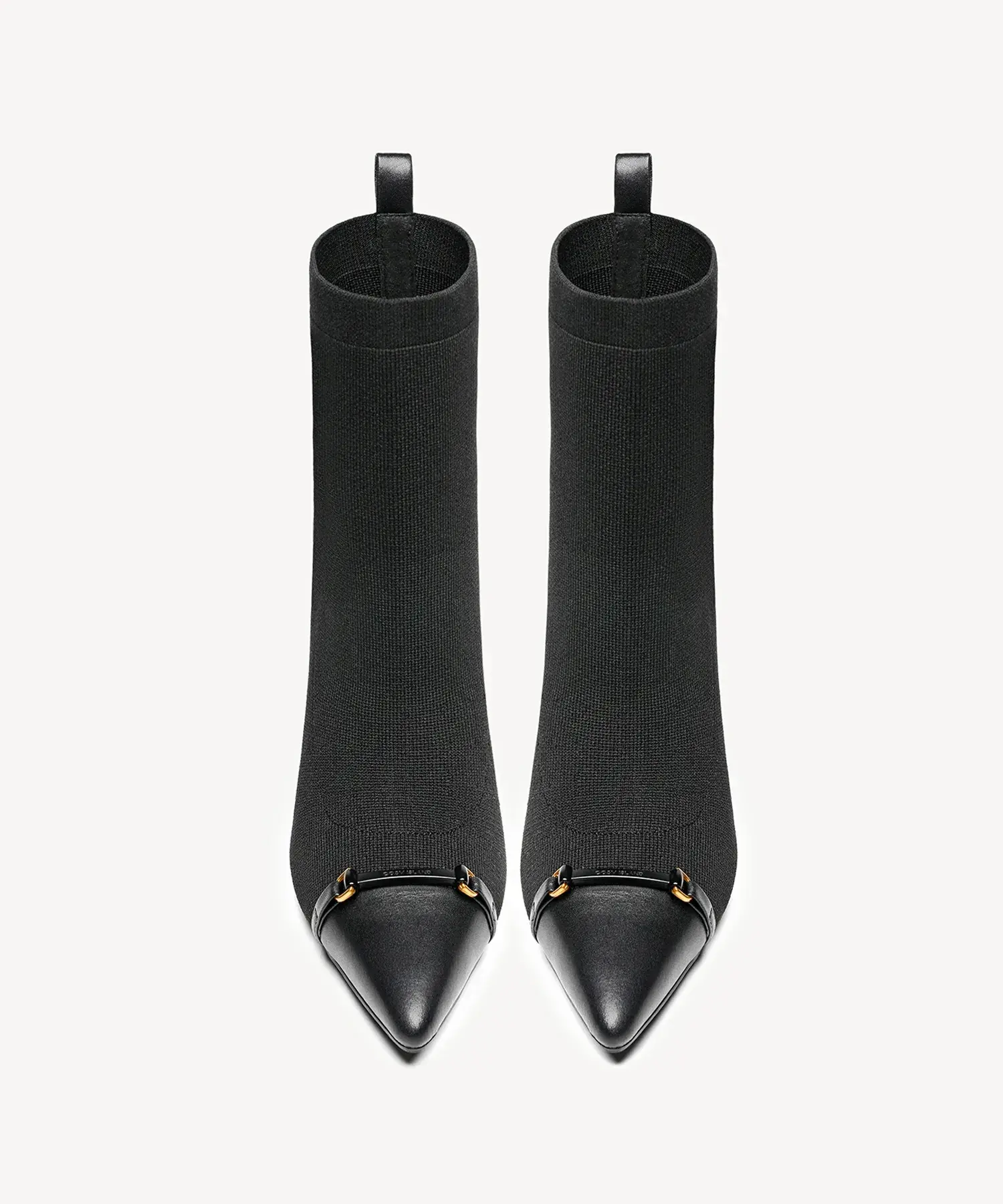 LuxeBit Pointed Toe Heeled Ankle Boot - Image 8