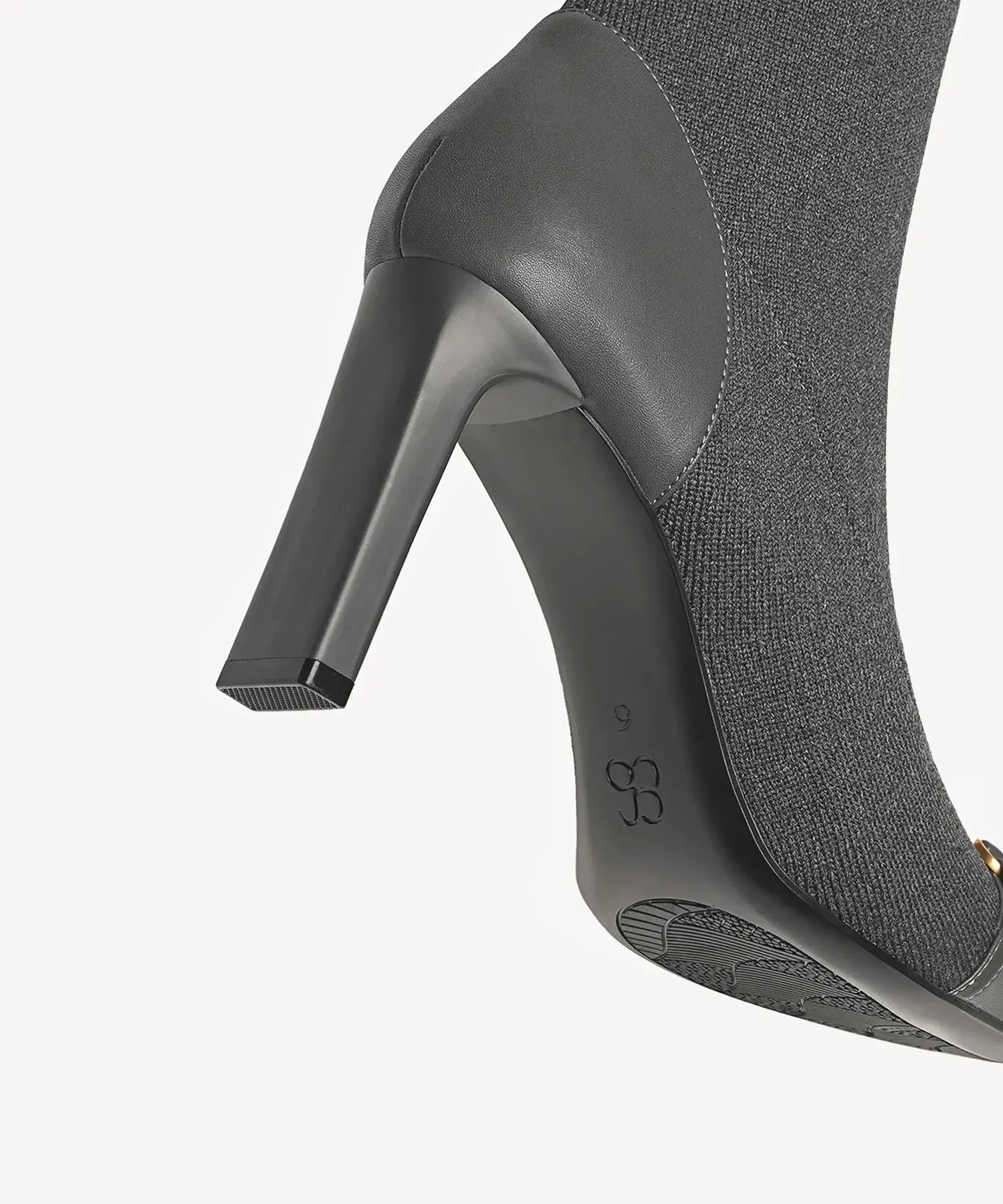 LuxeBit Pointed Toe Heeled High Boot - Image 11