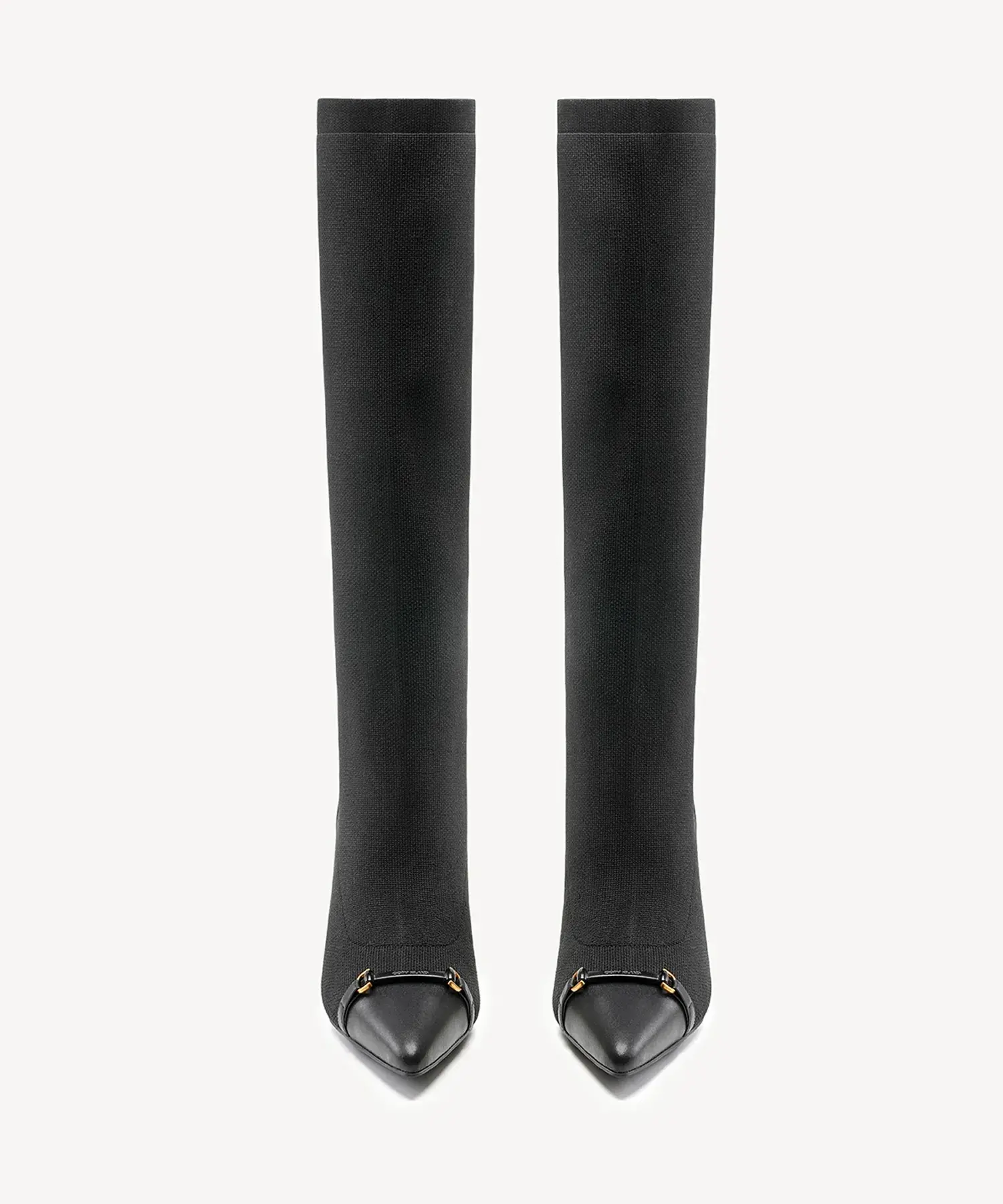 LuxeBit Pointed Toe Heeled High Boot - Image 2