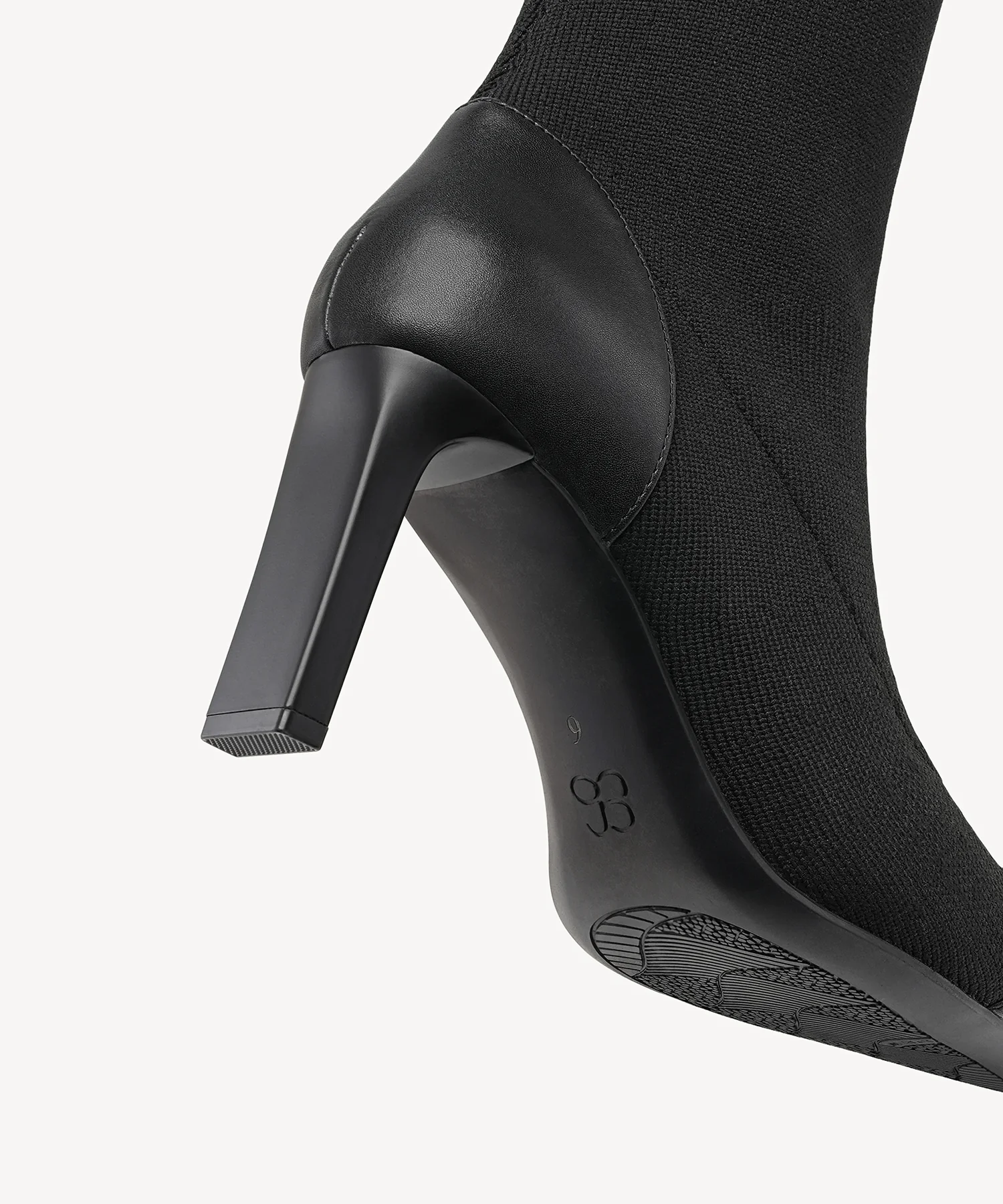 LuxeBit Pointed Toe Heeled High Boot - Image 5