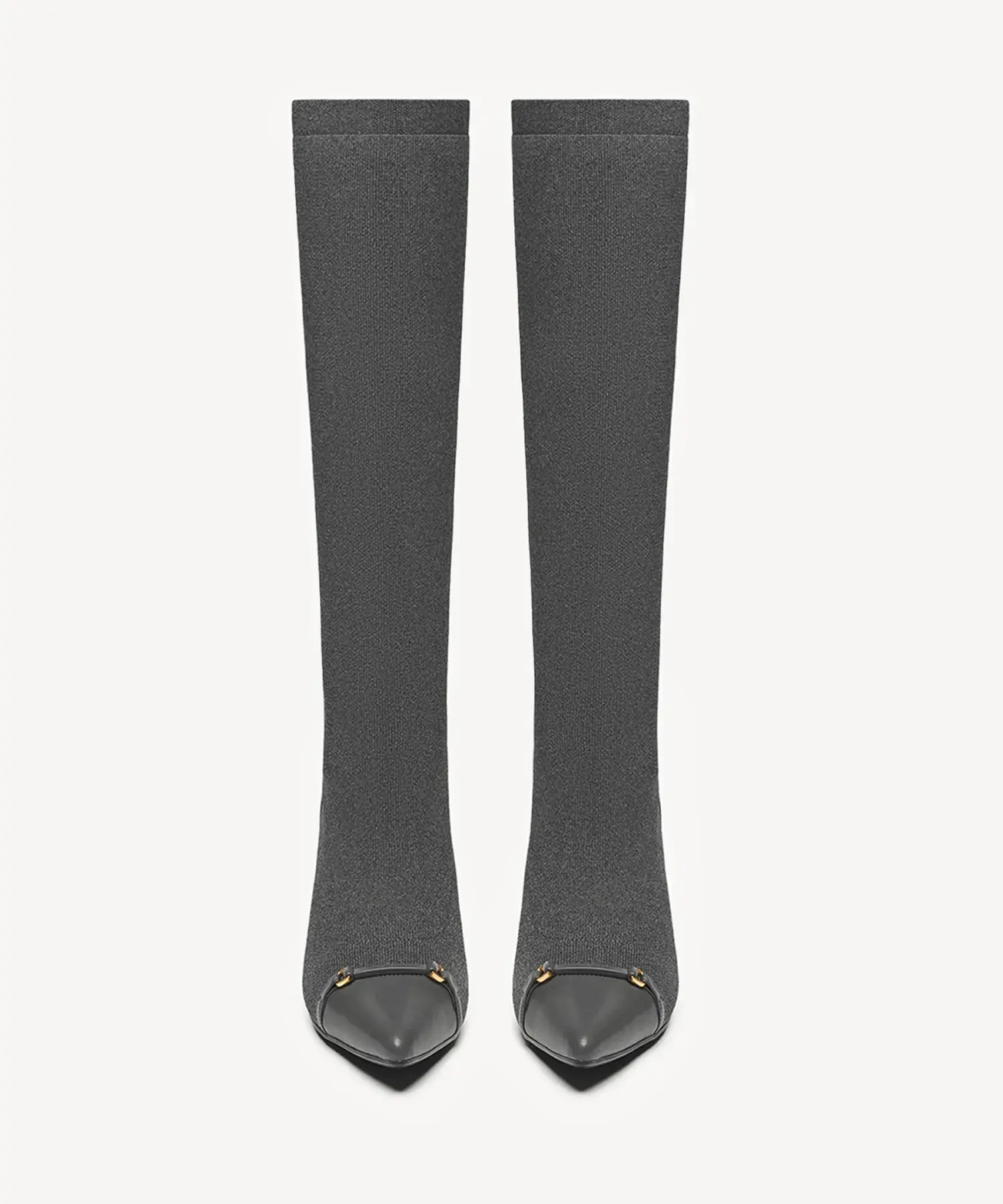 LuxeBit Pointed Toe Heeled High Boot - Image 8