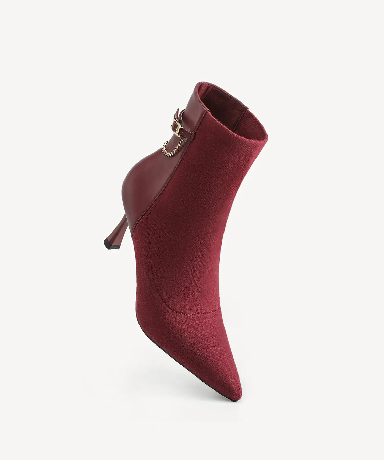 LuxeLink Pointed Toe Stiletto Ankle Boot - Image 15