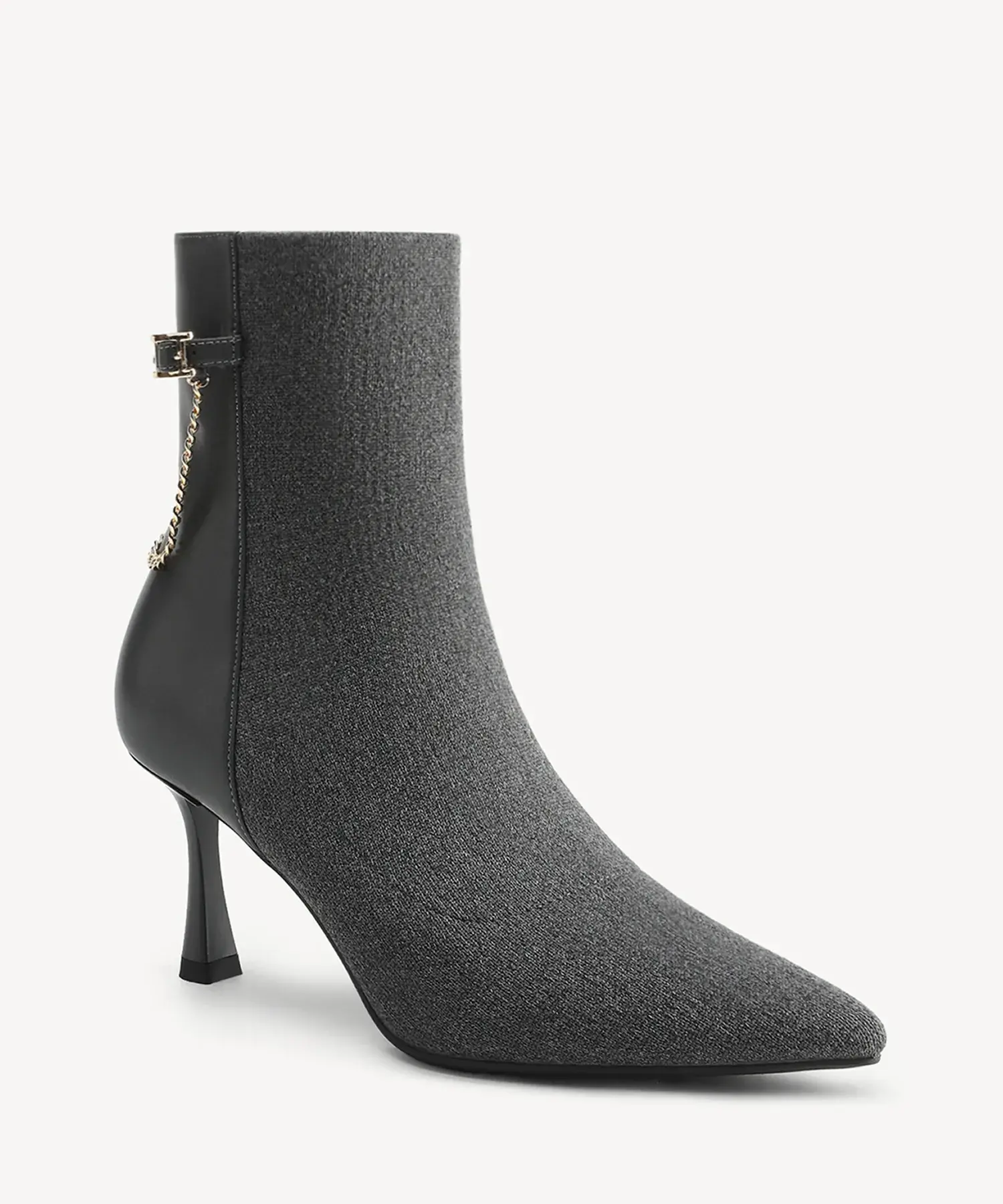 LuxeLink Pointed Toe Stiletto Ankle Boot - Image 7