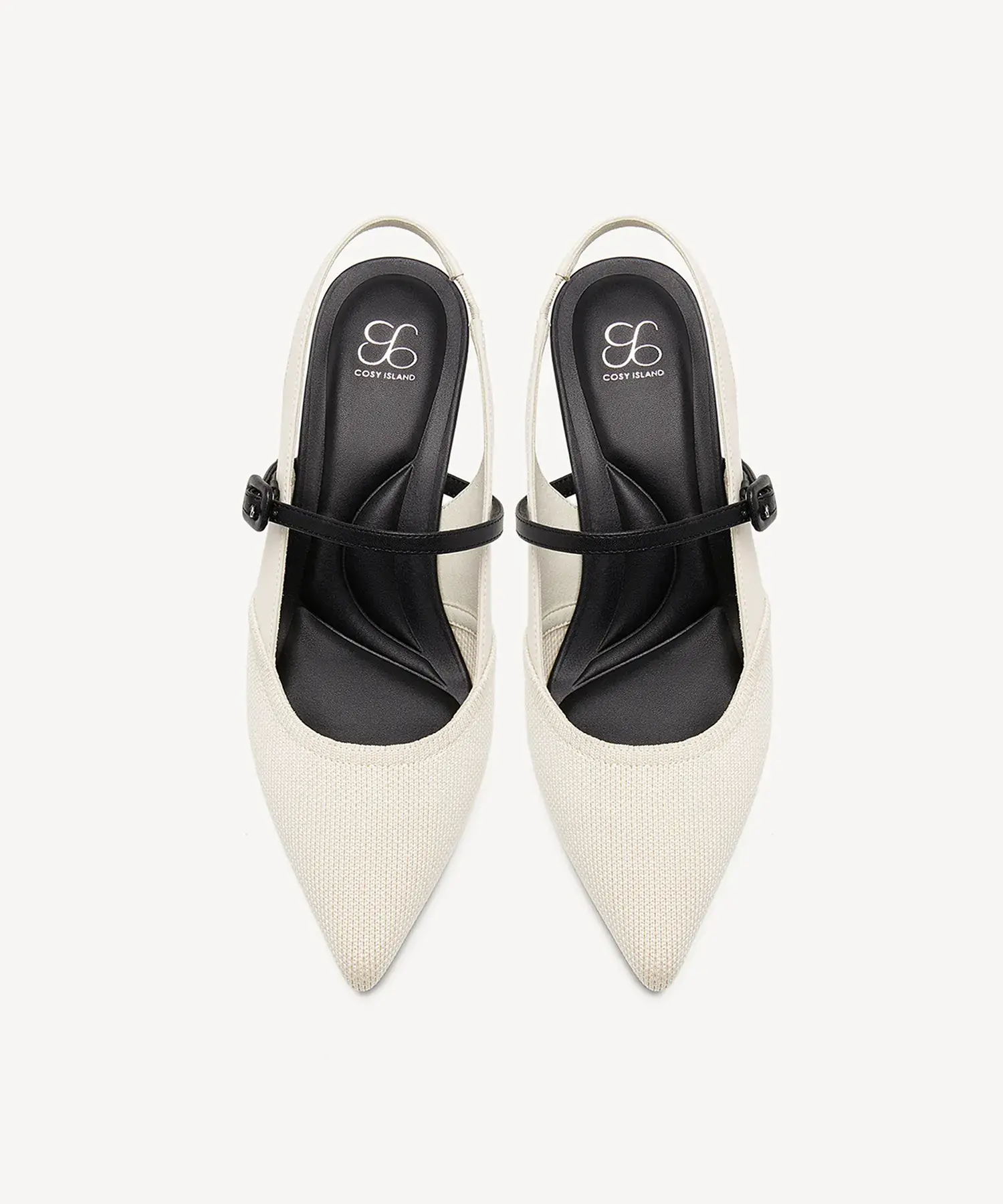 StrikeStep Elegant Stiletto Heeled Slingback - Low Heeled - Image 8