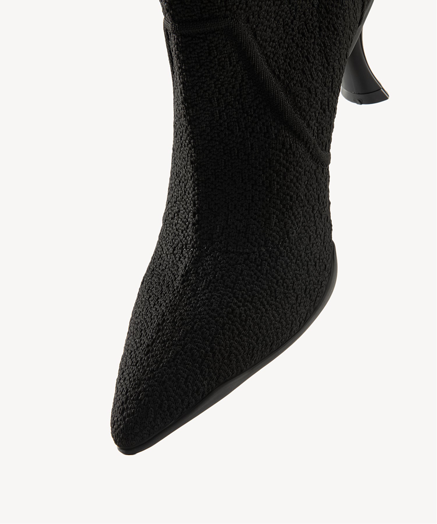 BelleVoyage Minimalist Pointed Toe Heeled Long Boot - Image 10