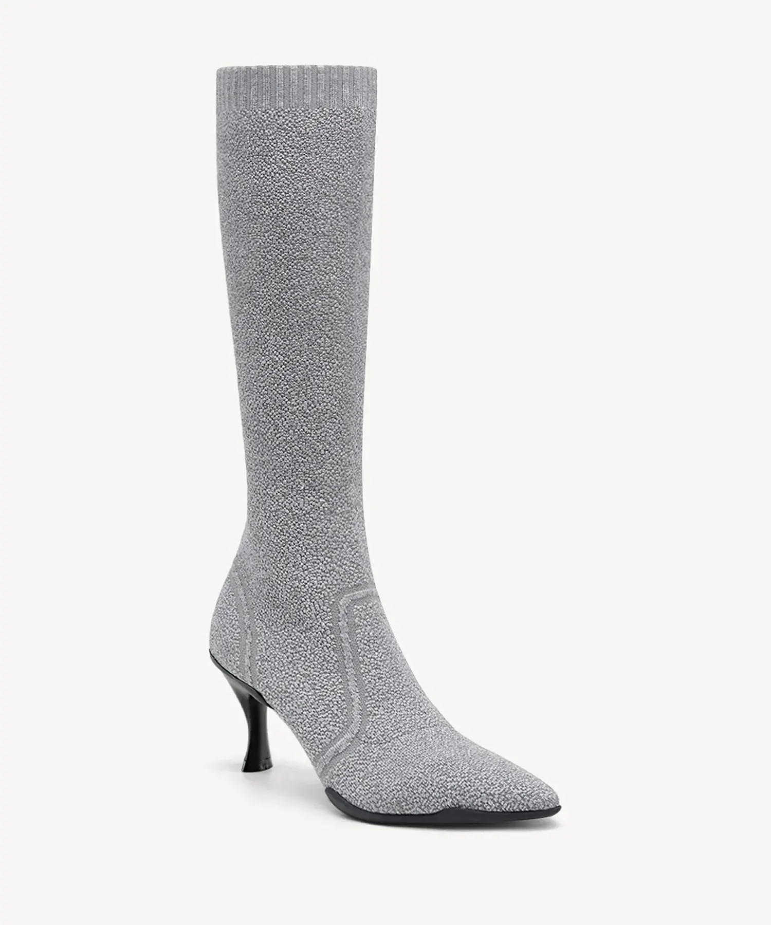 BelleVoyage Minimalist Pointed Toe Heeled Long Boot - Image 48
